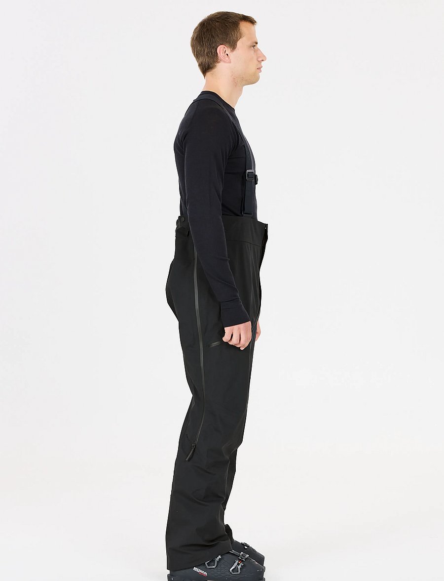 SOS - Cosmos M Stretch Shell Bib Pant - skibukser - black - 0