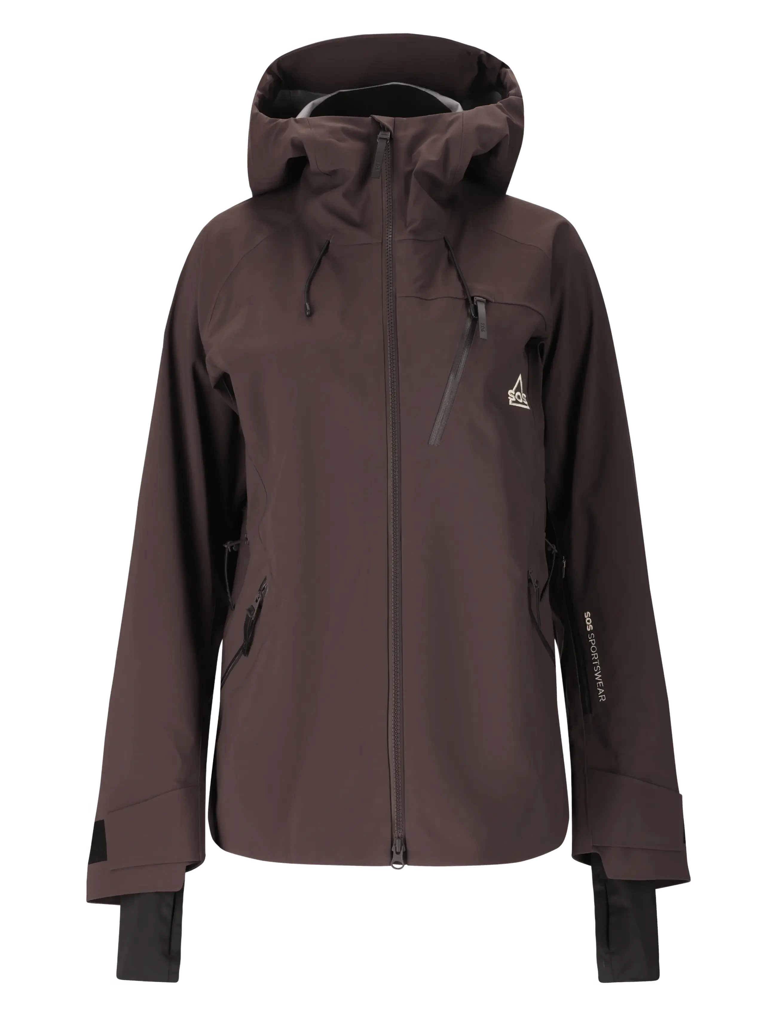 SOS Unbound W Stretch Shell Jacket - Vaata kõiki - SHALE MUD / brown