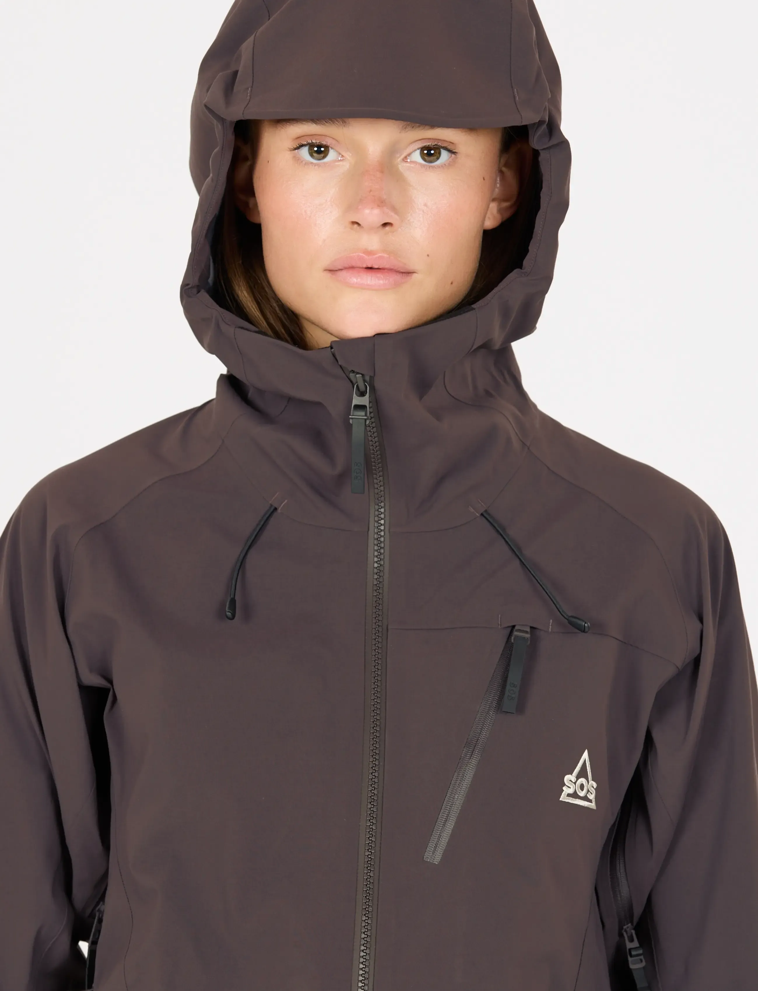SOS - Unbound W Stretch Shell Jacket - shale mud - 0