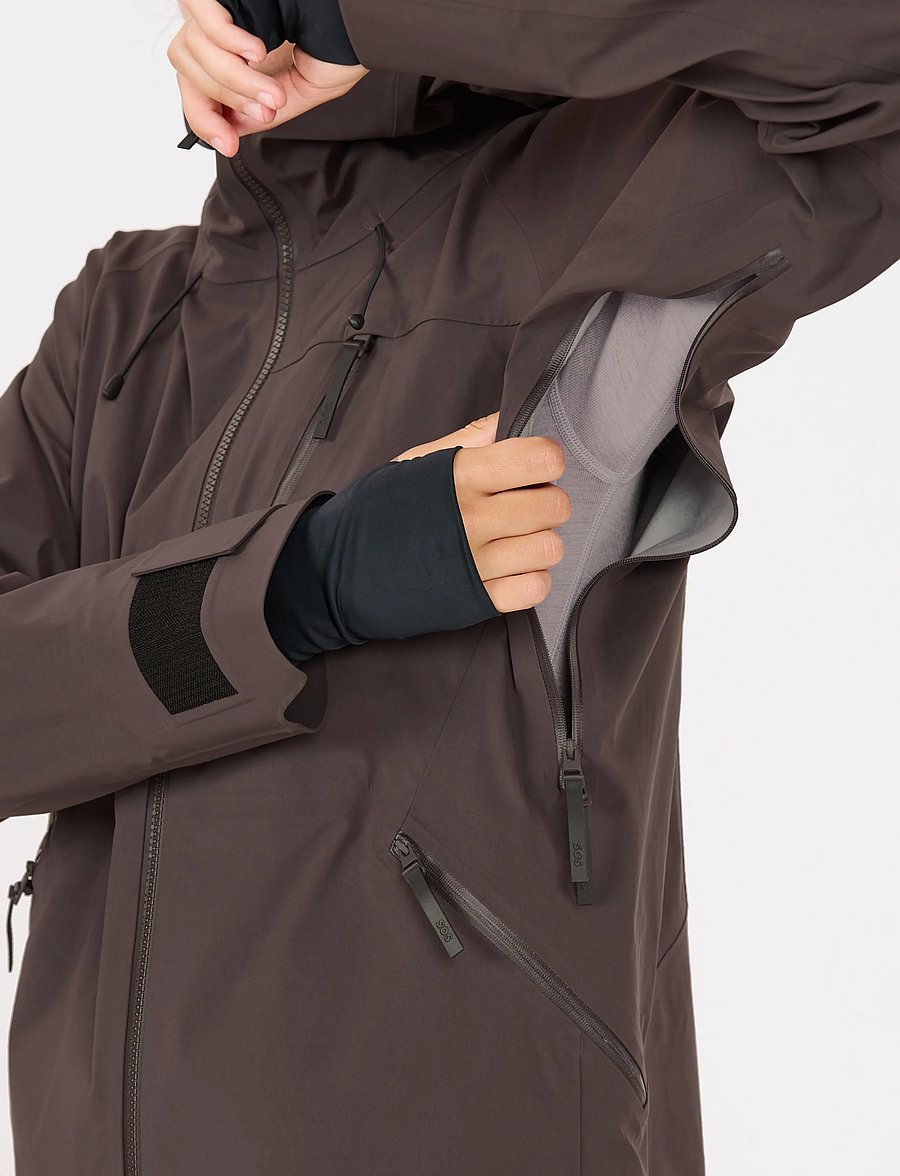 SOS - Unbound W Stretch Shell Jacket - shale mud - 4