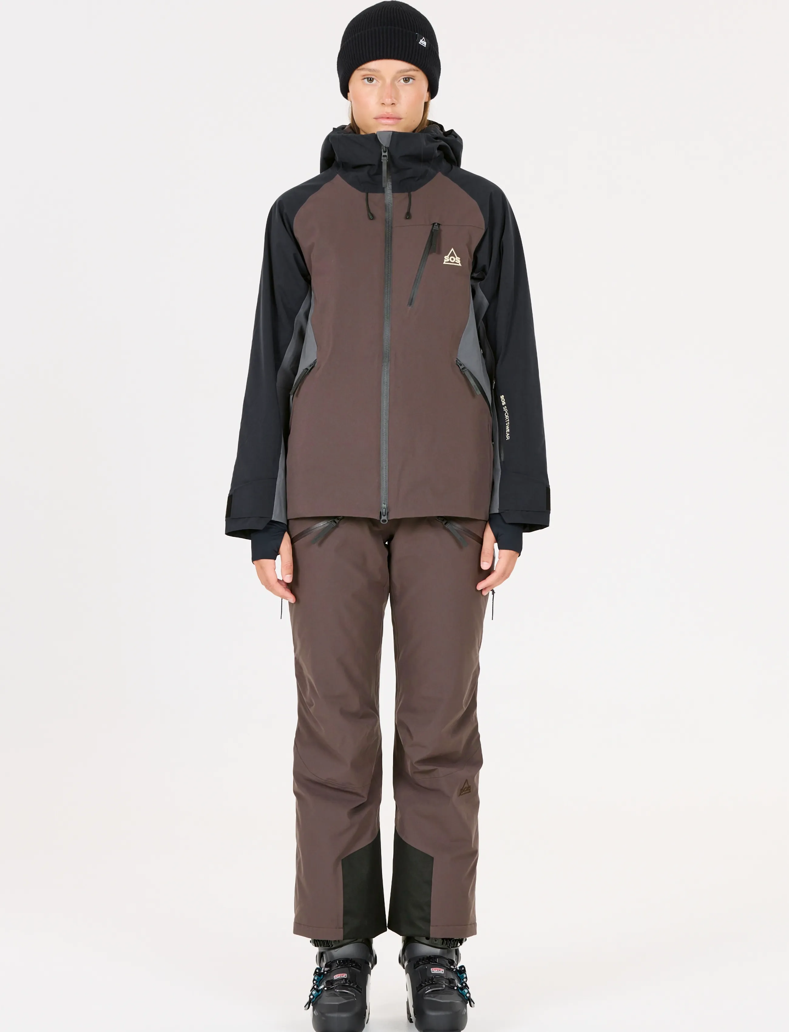 SOS - Unbound W Insulated Jacket - shale mud - 0