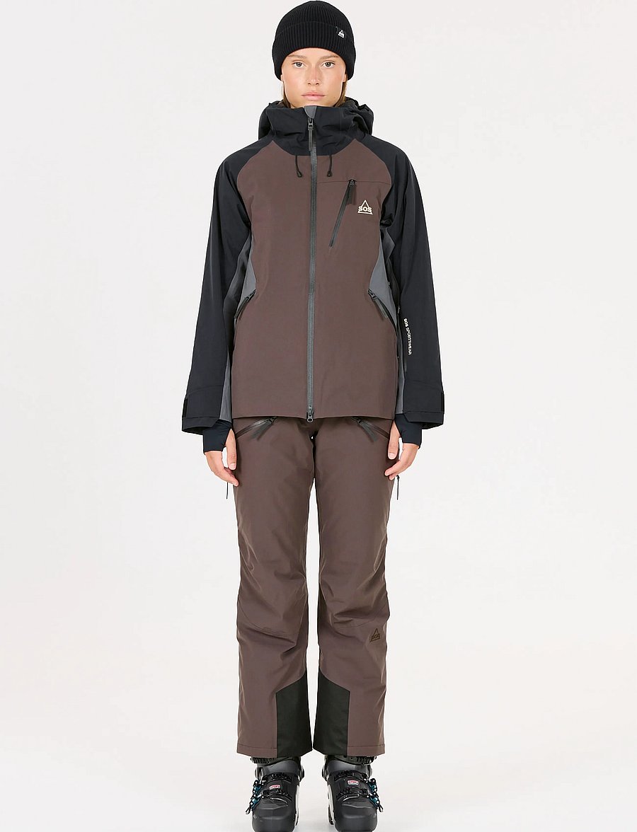 SOS - Unbound W Insulated Jacket - shale mud - 0
