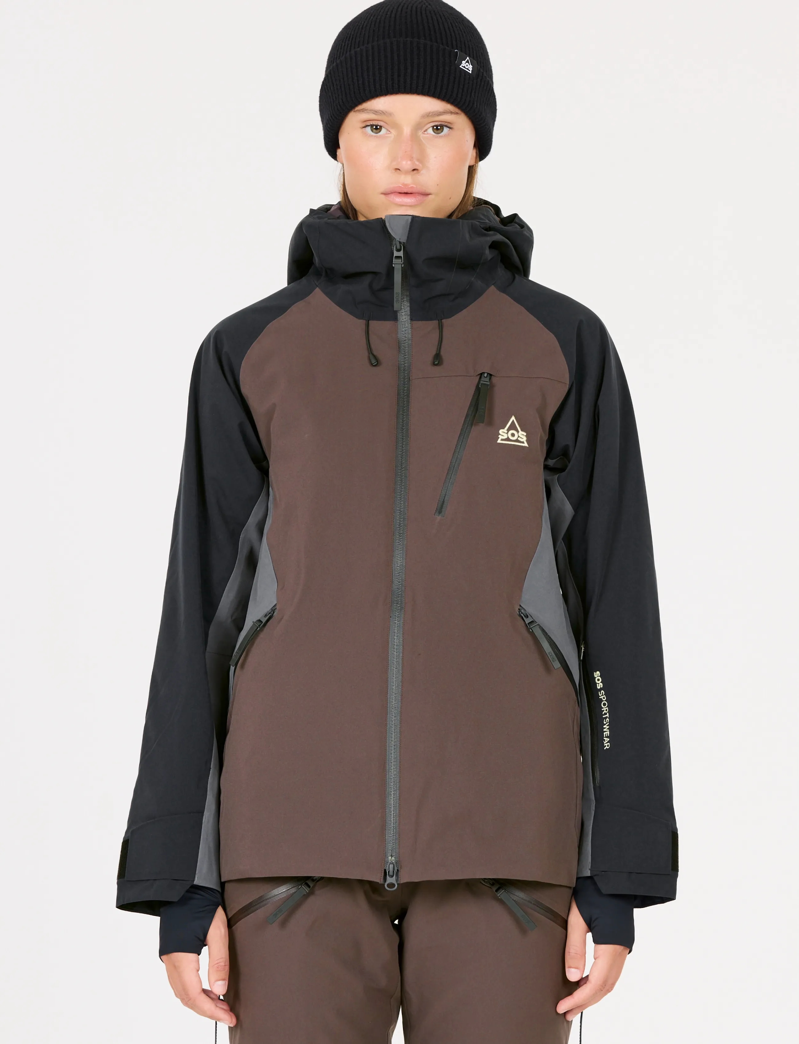 SOS - Unbound W Insulated Jacket - shale mud - 5