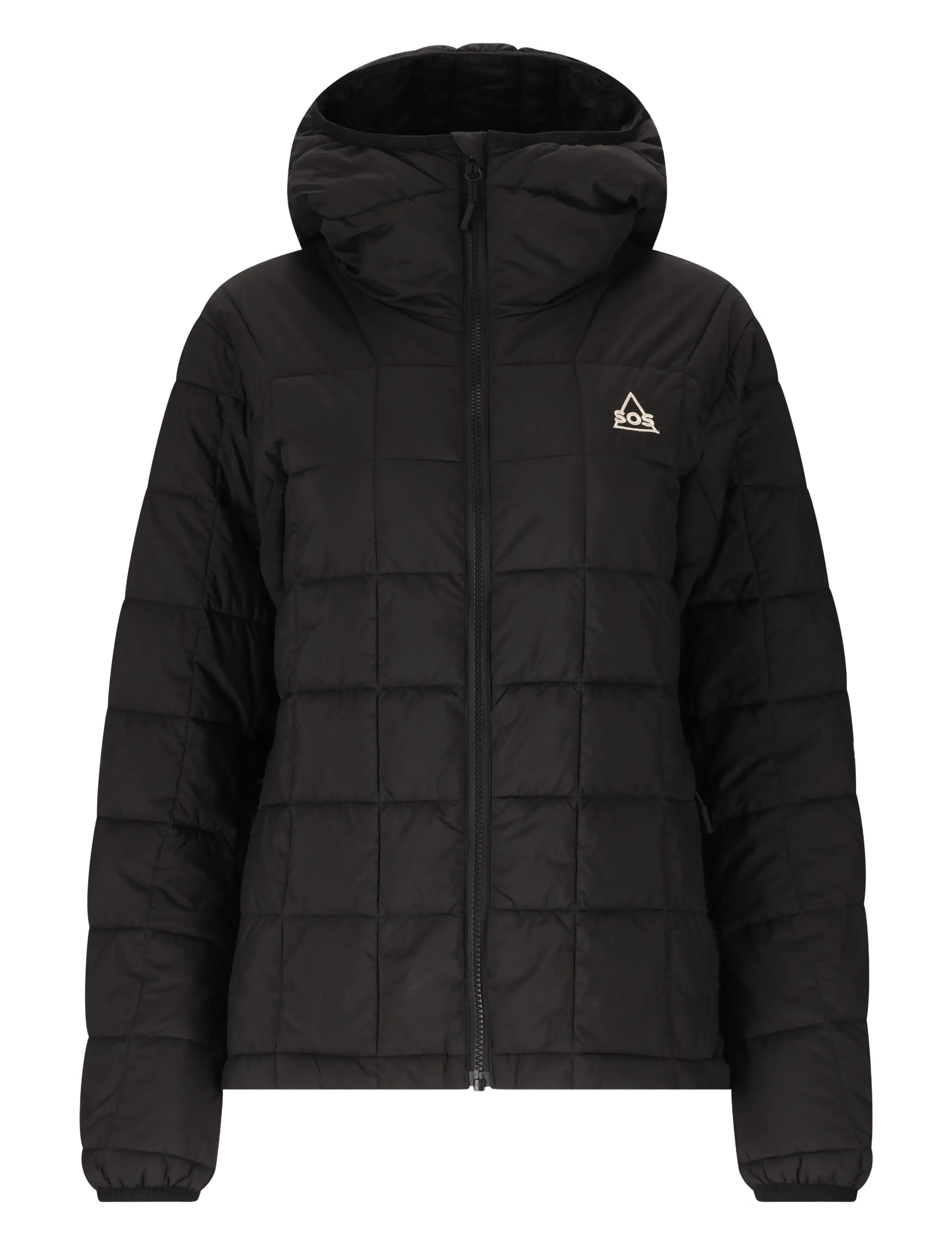 SOS Haumea W Insulated Packable Hoody J - Jackets - BLACK / black
