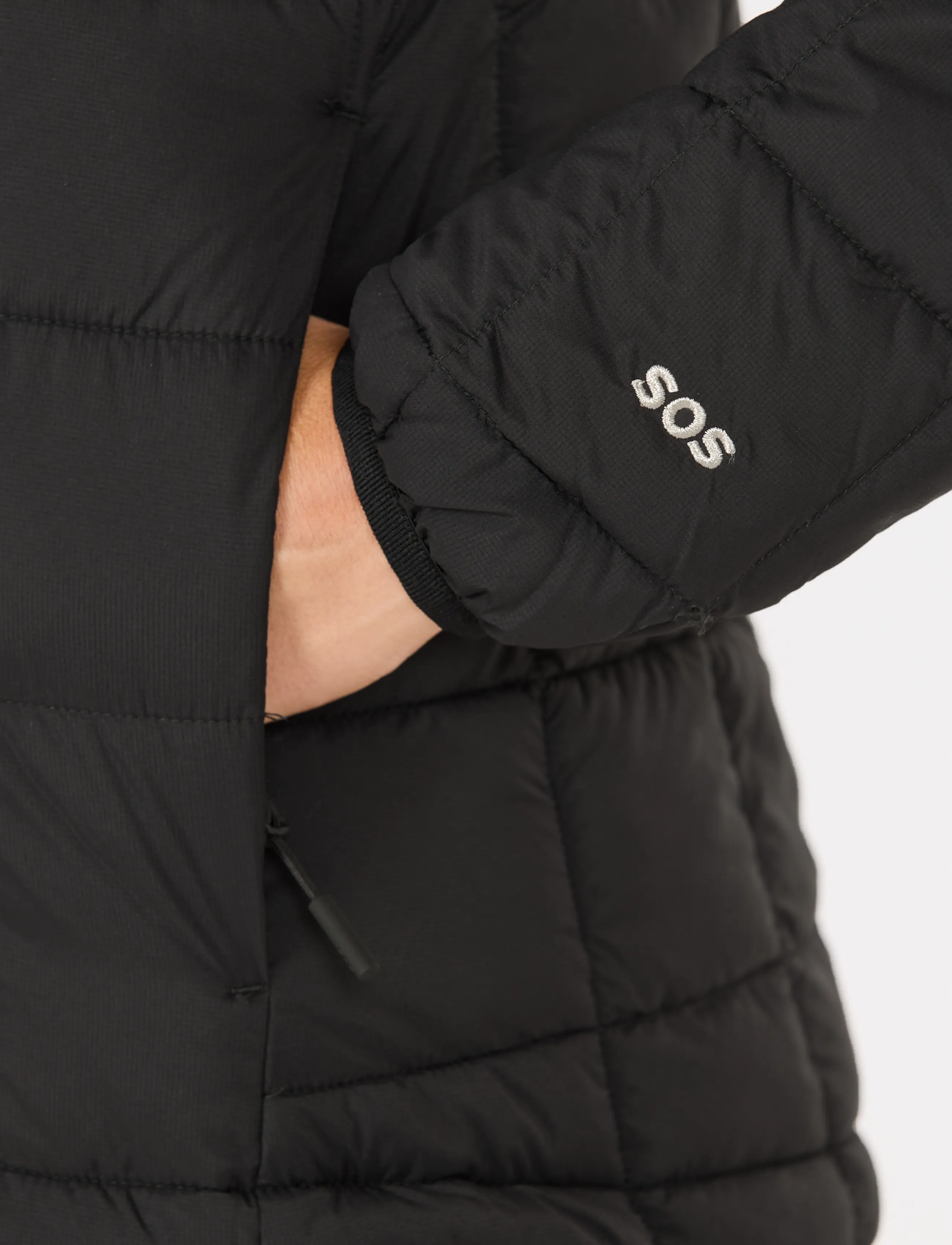 SOS - Haumea W Insulated Packable Hoody J - black - 3