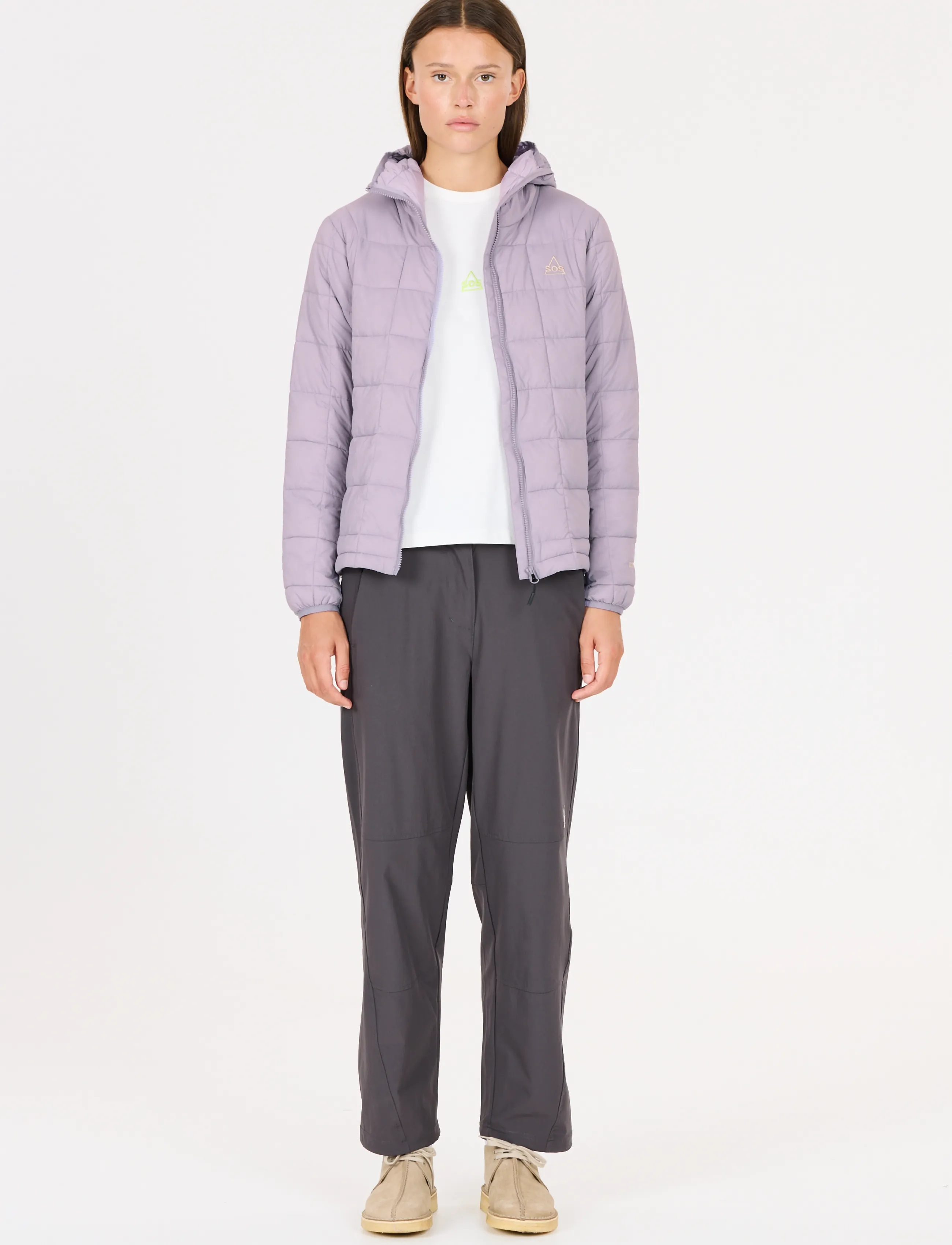 SOS - Haumea W Insulated Packable Hoody J - vinterjackor - wisteria - 5
