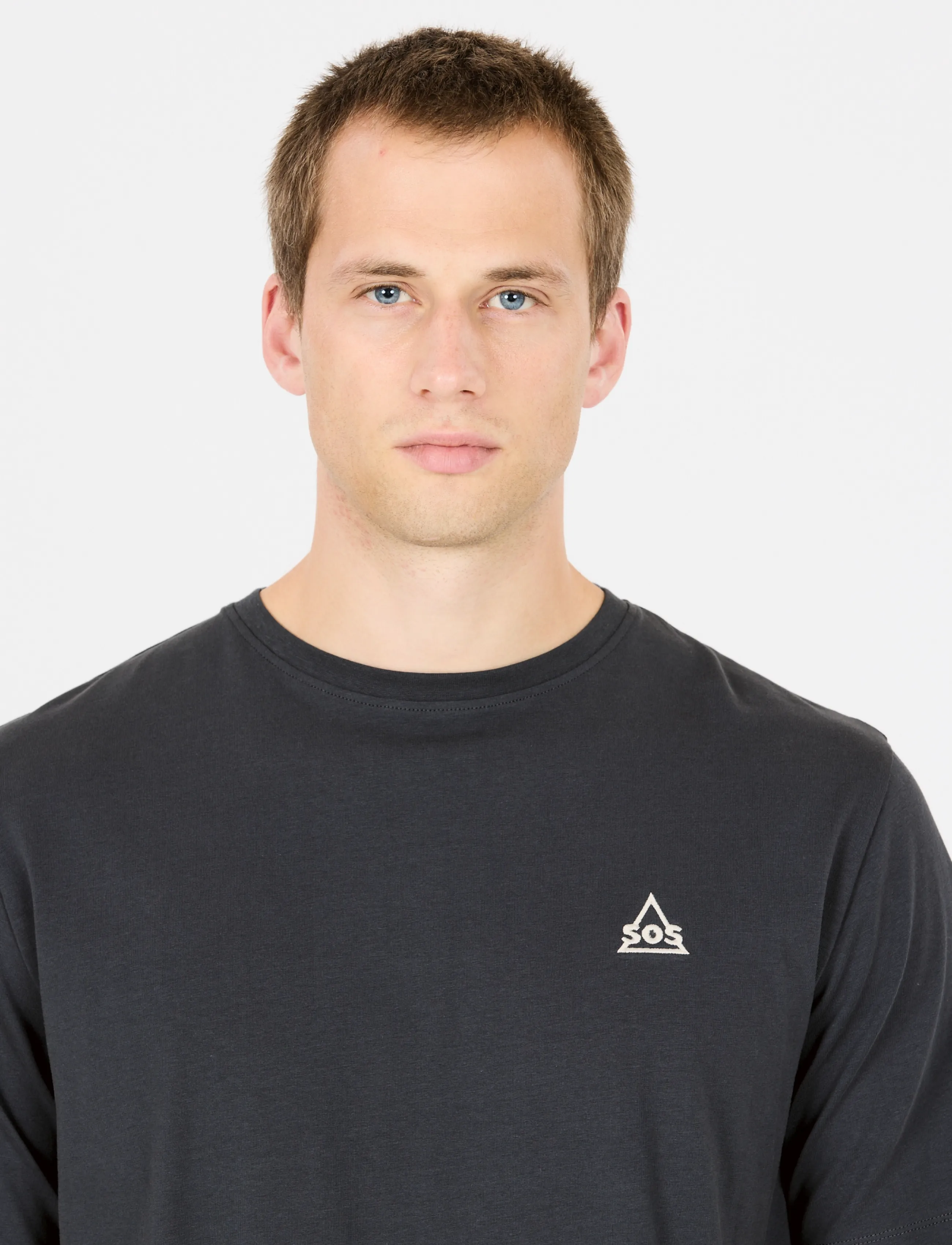 SOS Sera M SS T-Shirt - T-shirts - INDIA INK / black