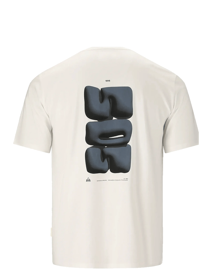 SOS - Sera M SS T-Shirt - oberteile & t-shirts - white - 1