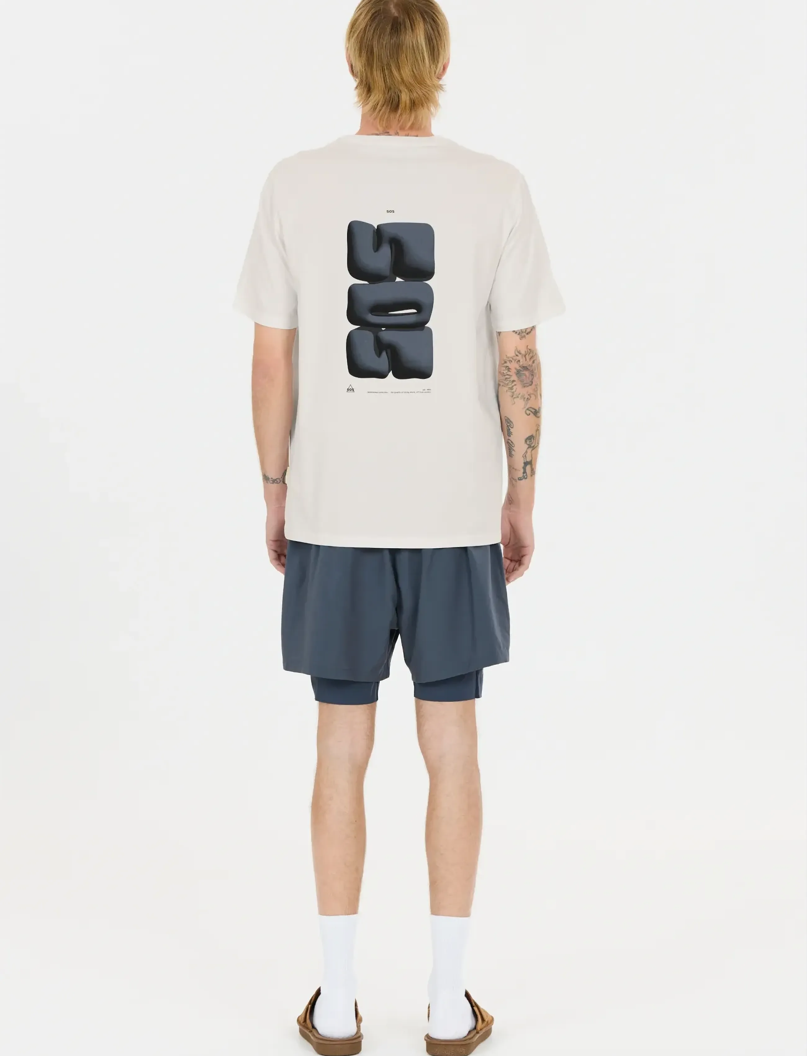 SOS - Sera M SS T-Shirt - t-shirts - white - 3