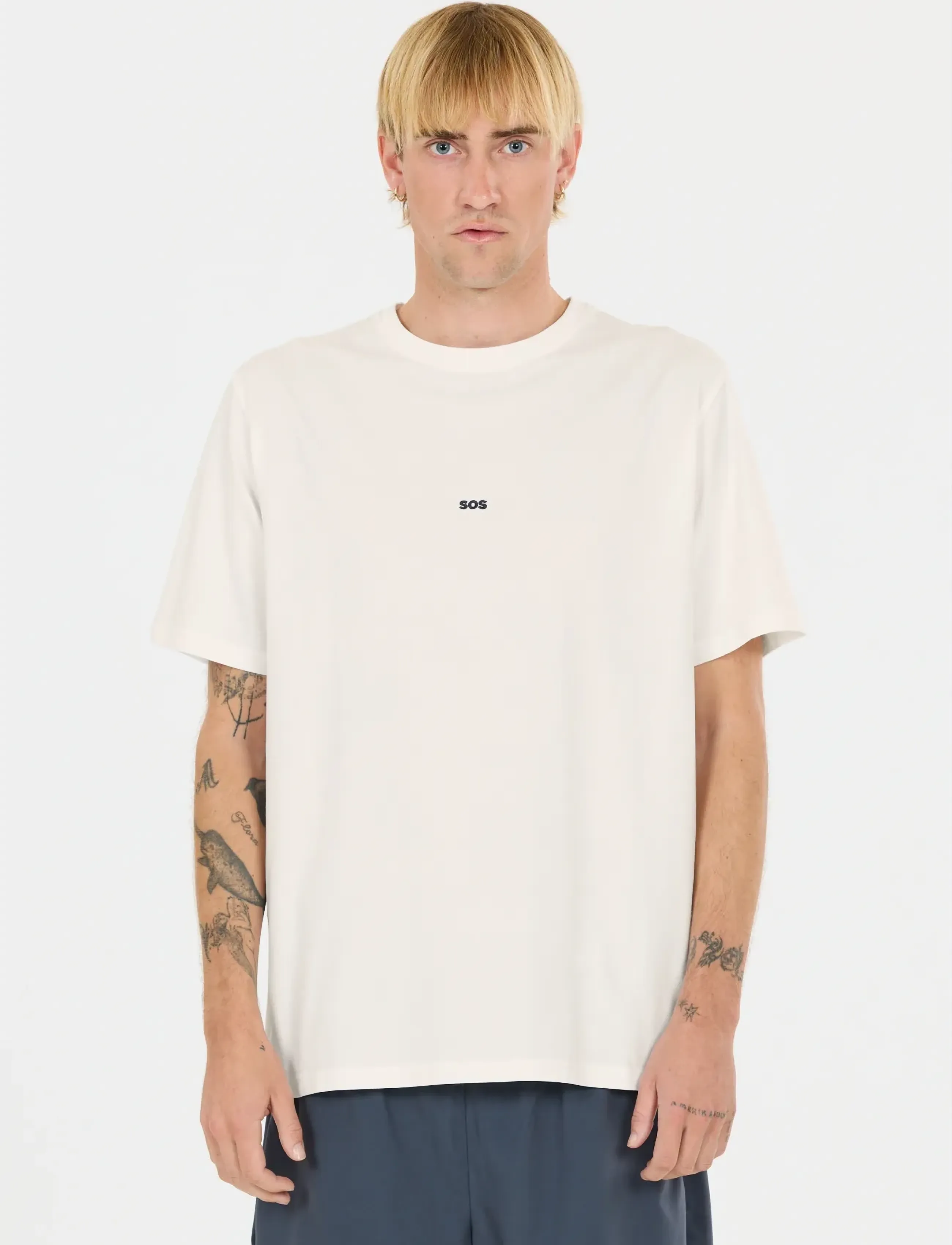SOS - Sera M SS T-Shirt - t-shirts - white - 4