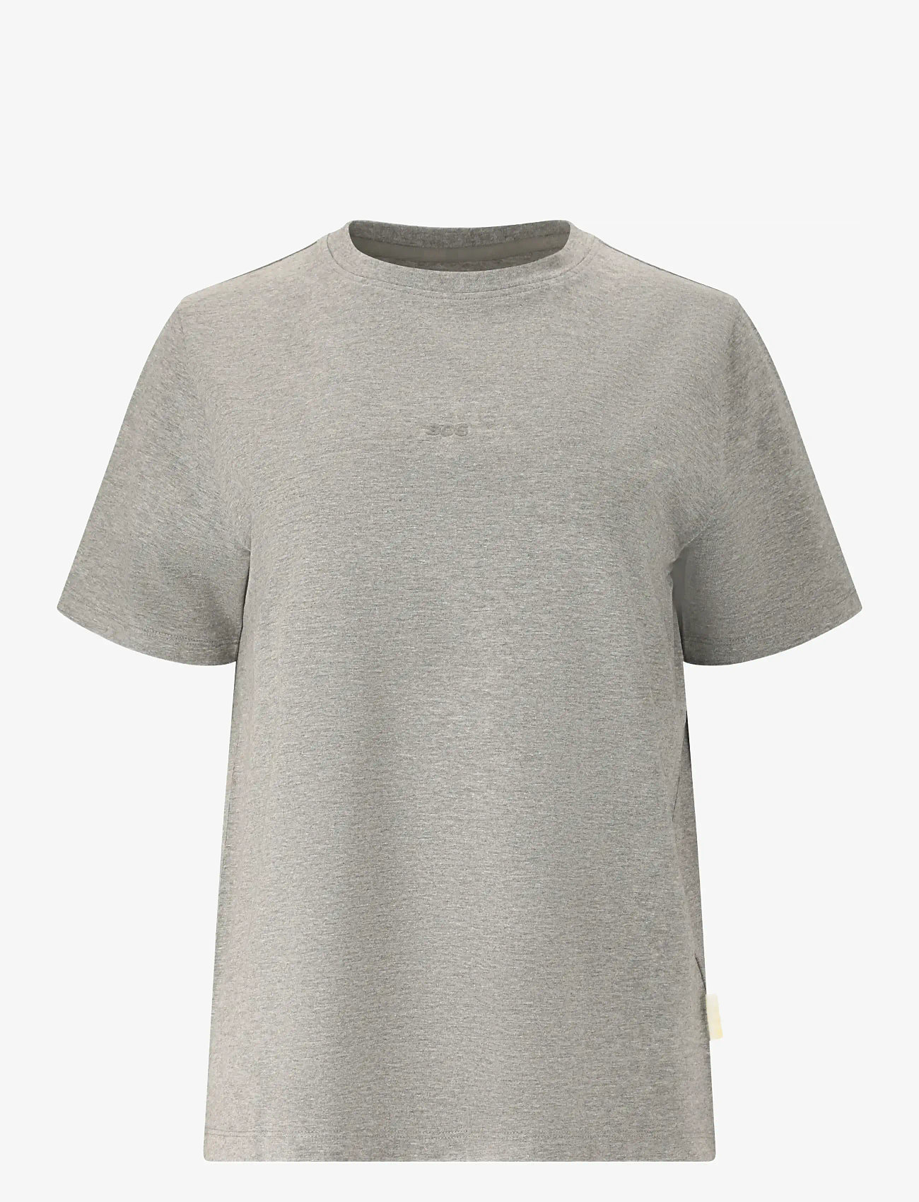 SOS - Sera W SS T-Shirt - t-shirts - mid grey melange - 1