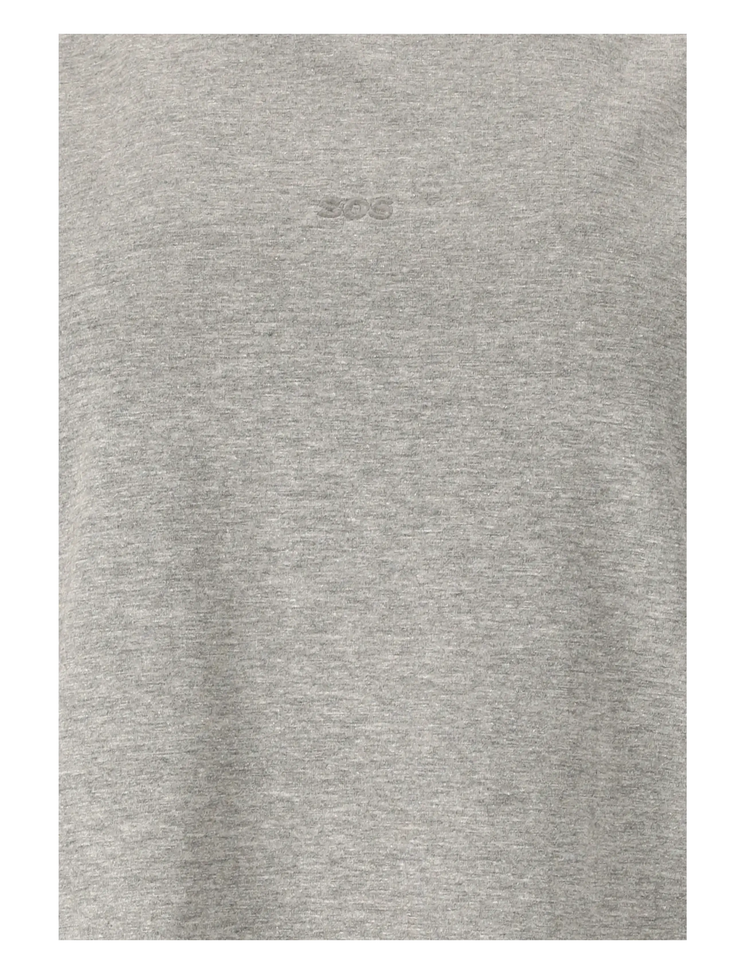 SOS - Sera W SS T-Shirt - alussärgid ja t-särgid - mid grey melange - 2