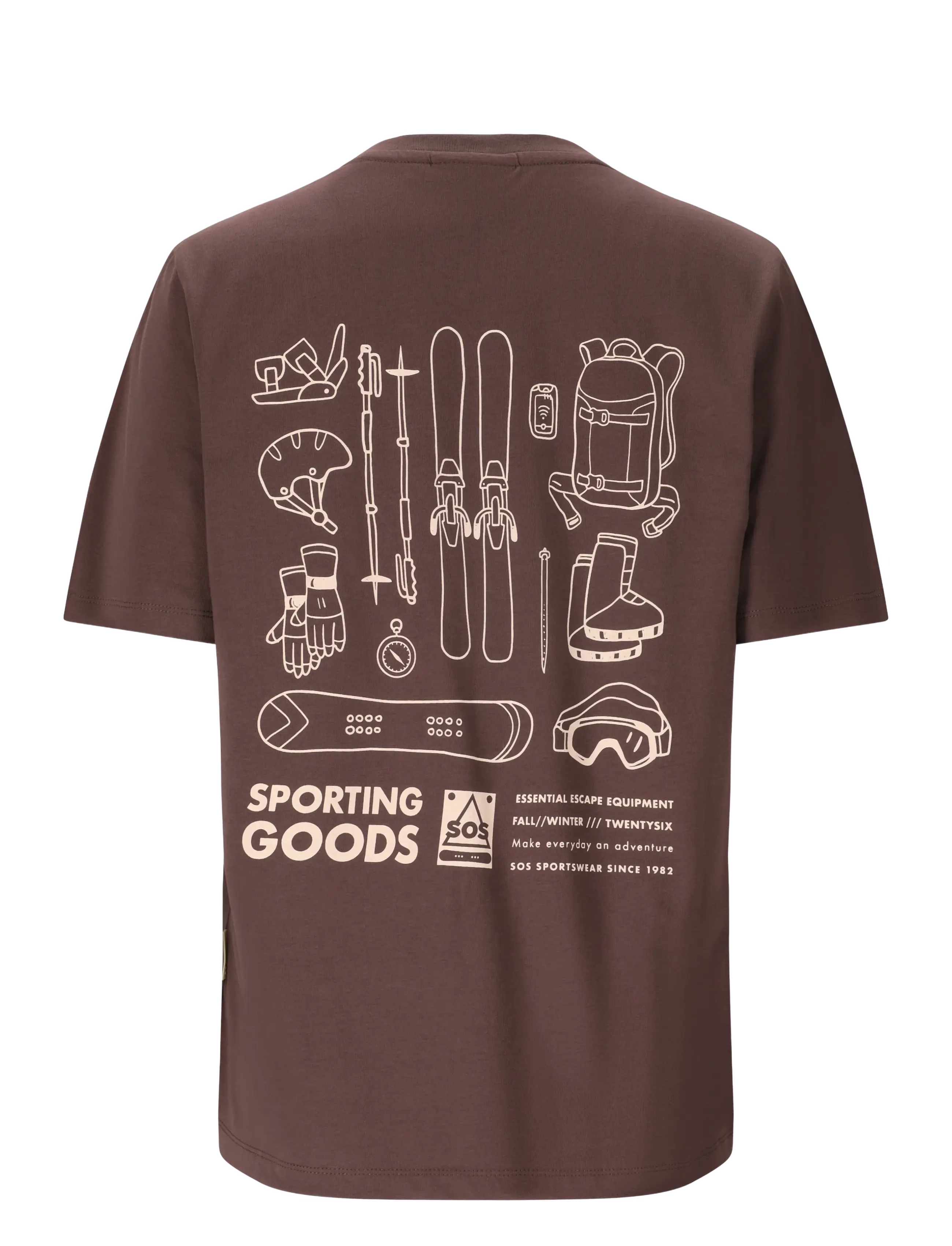 SOS - Sera W SS T-Shirt - t-shirts - shale mud - 2