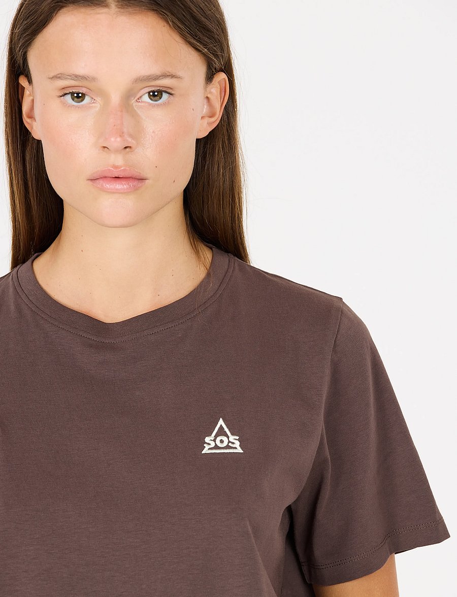 SOS - Sera W SS T-Shirt - t-shirts - shale mud - 0