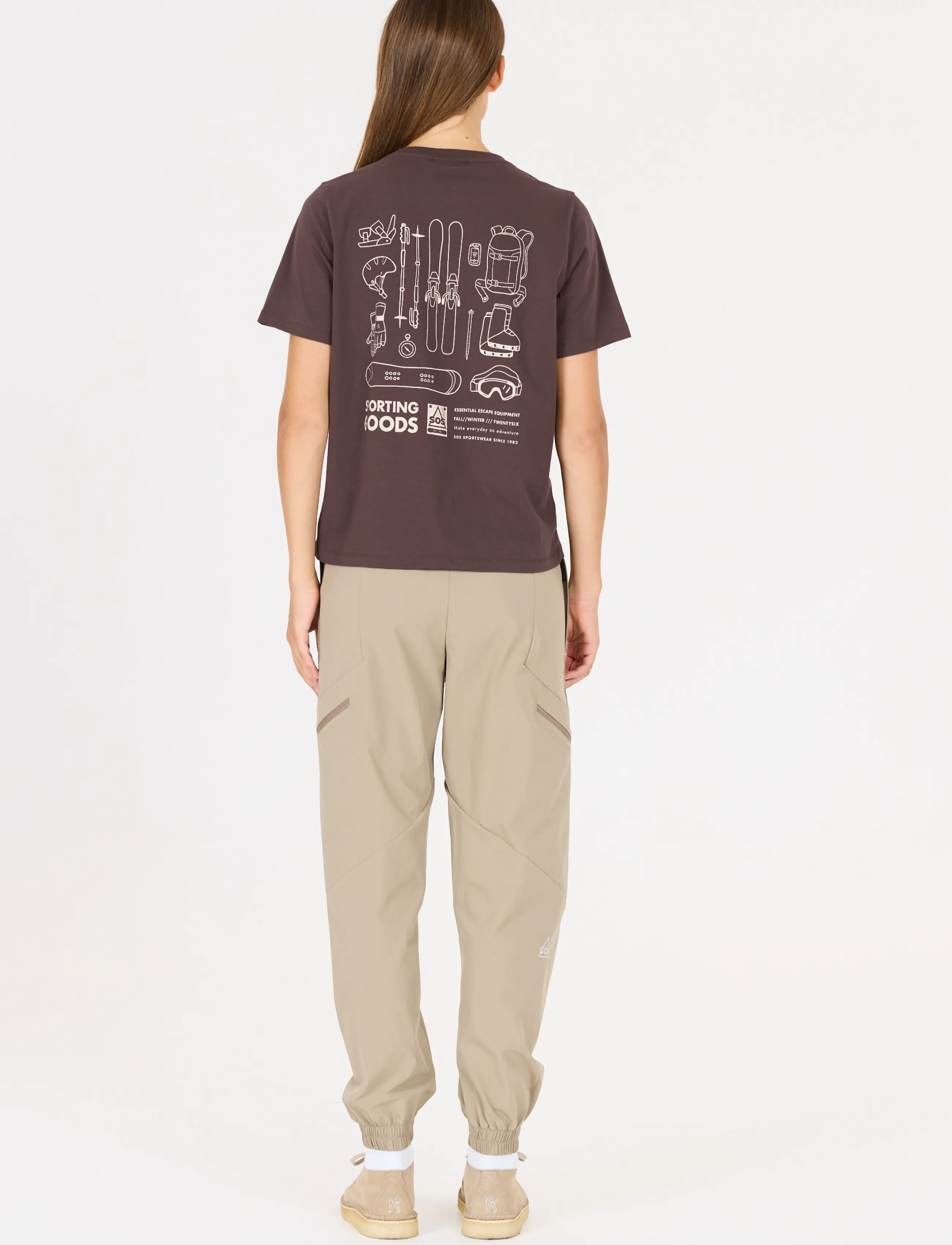 SOS - Sera W SS T-Shirt - t-shirts - shale mud - 5