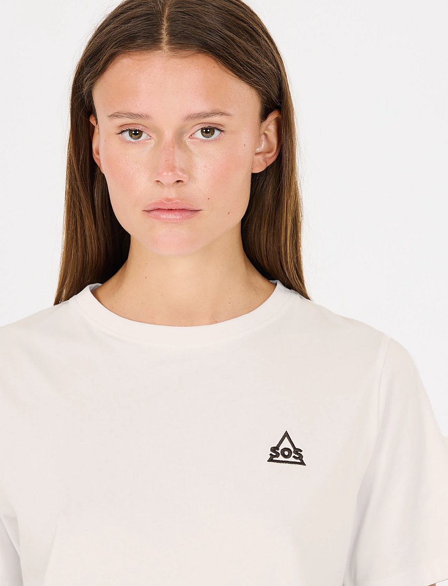 SOS - Sera W SS T-Shirt - t-shirts - white - 0