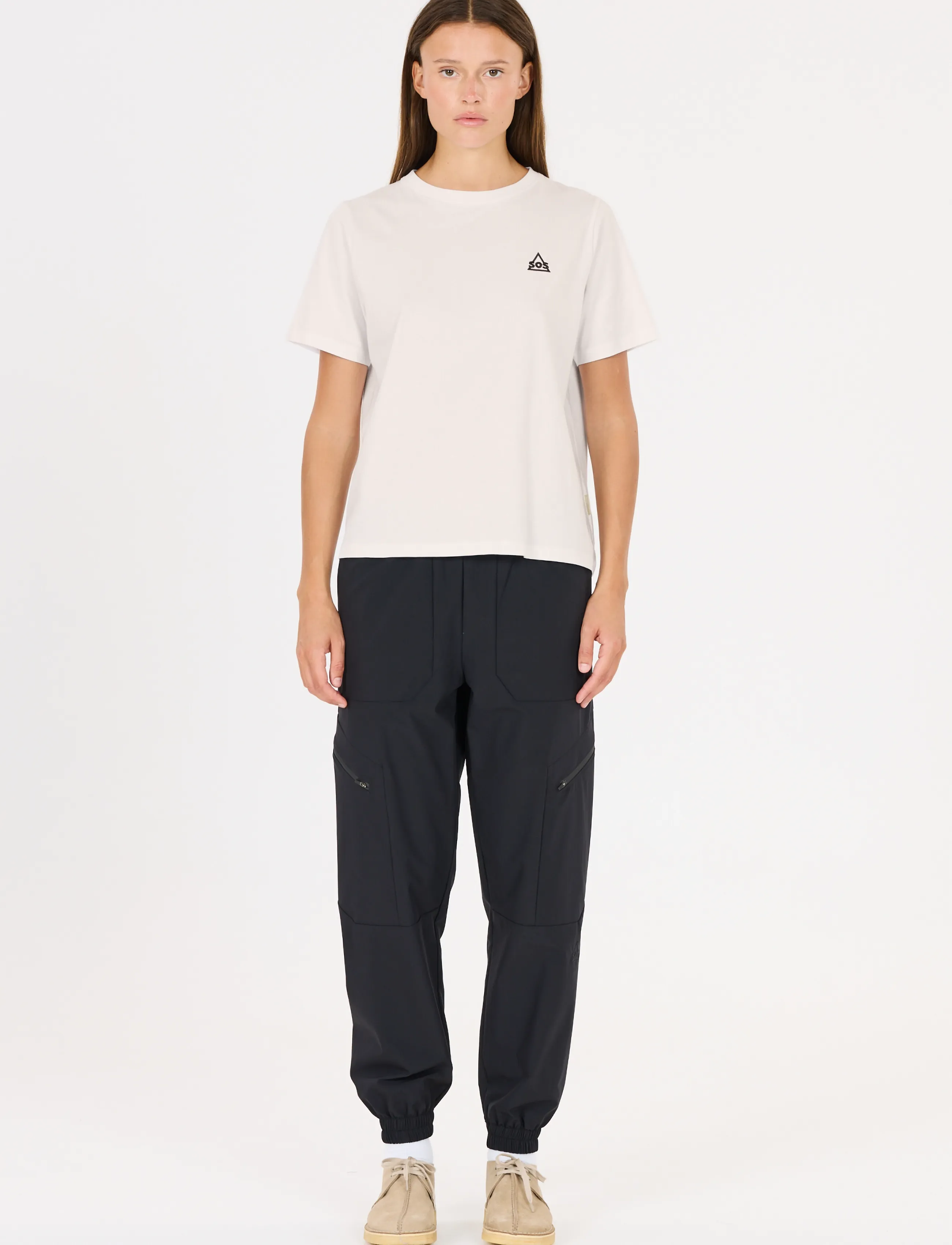 SOS - Sera W SS T-Shirt - t-shirts - white - 4