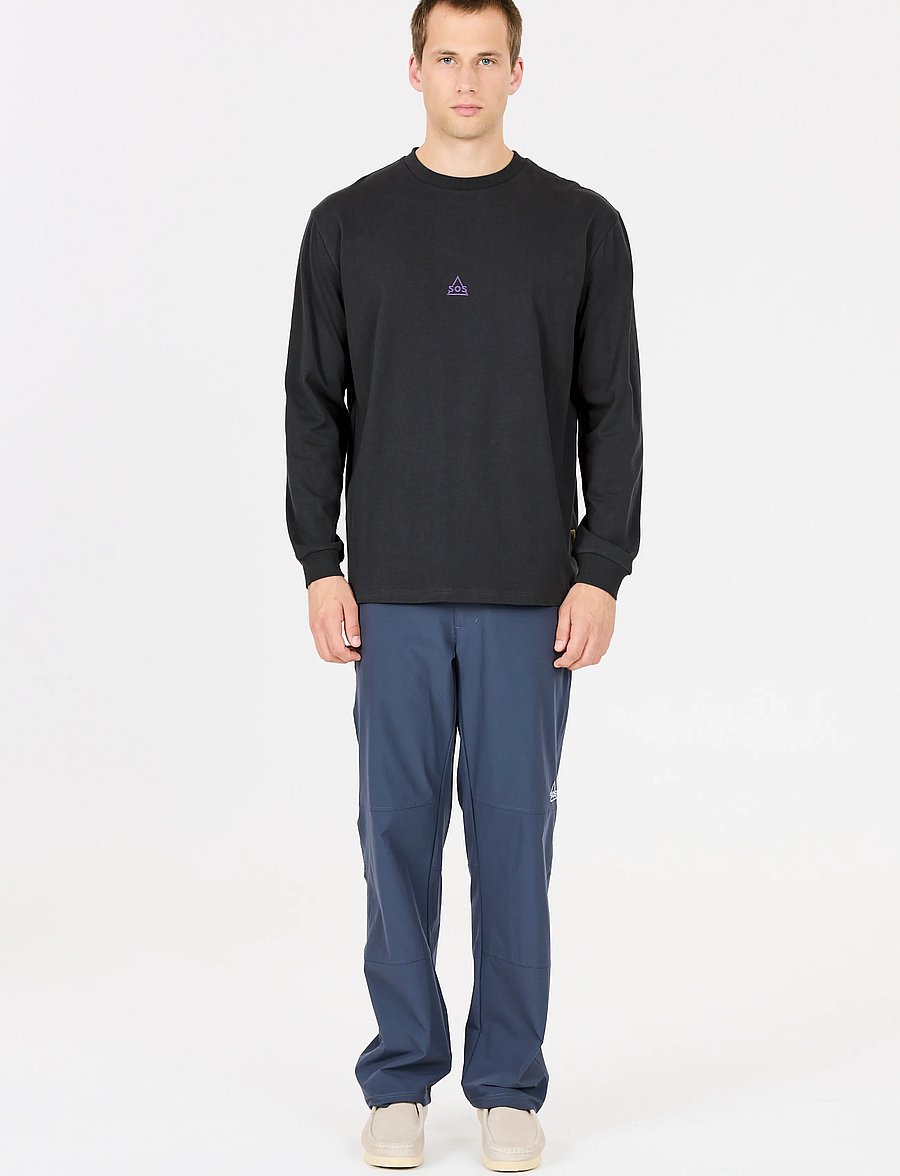 SOS - Liftoff M LS T-Shirt - pikkade varrukatega alussärgid - blue graphite - 5