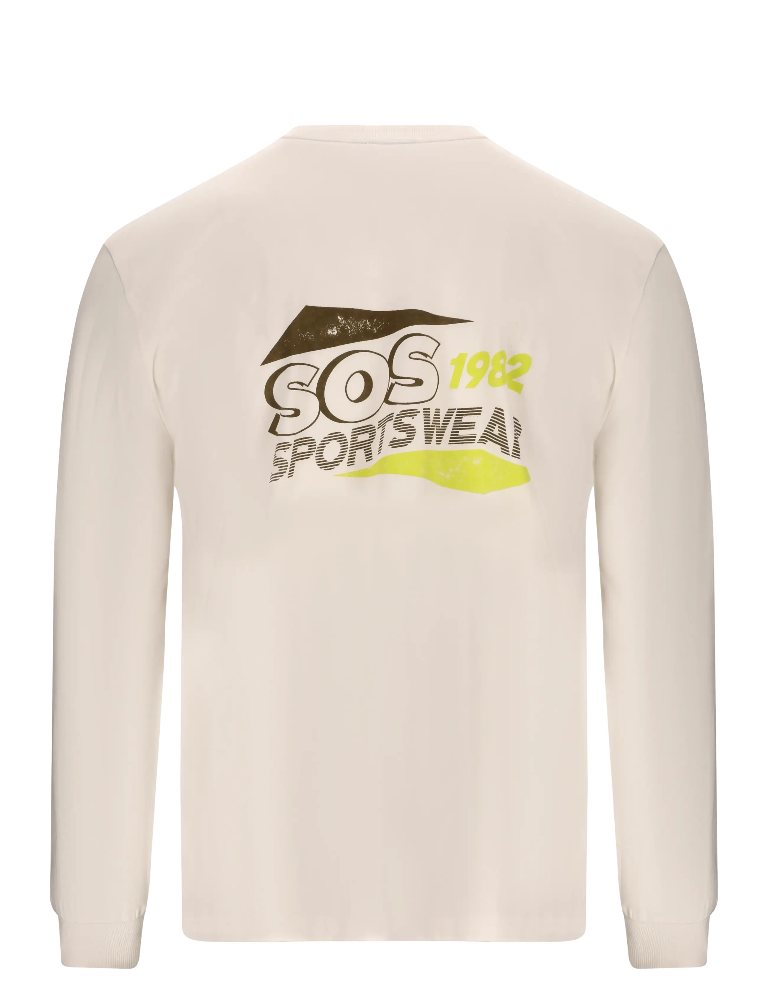 SOS - Liftoff M LS T-Shirt - långärmade tröjor - white alyssum - 2