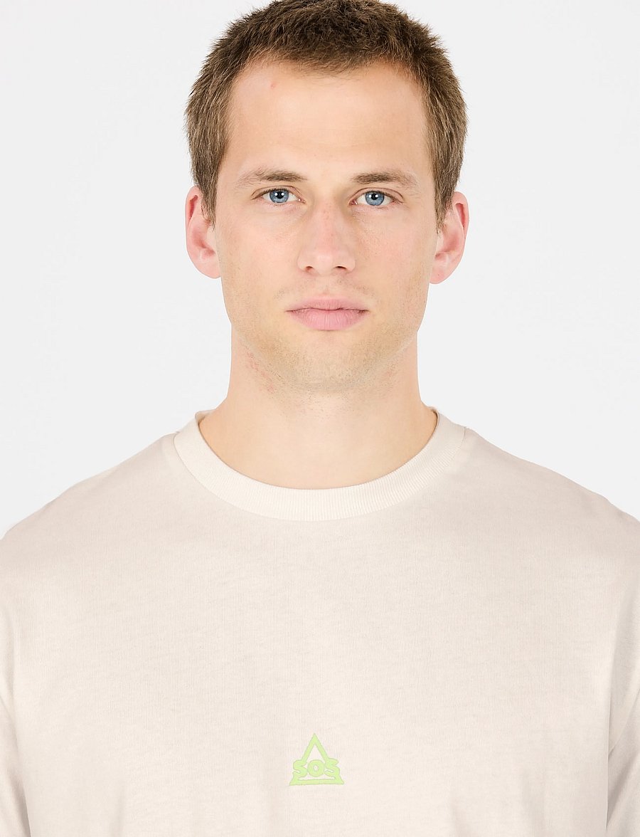 SOS - Liftoff M LS T-Shirt - långärmade tröjor - white alyssum - 0