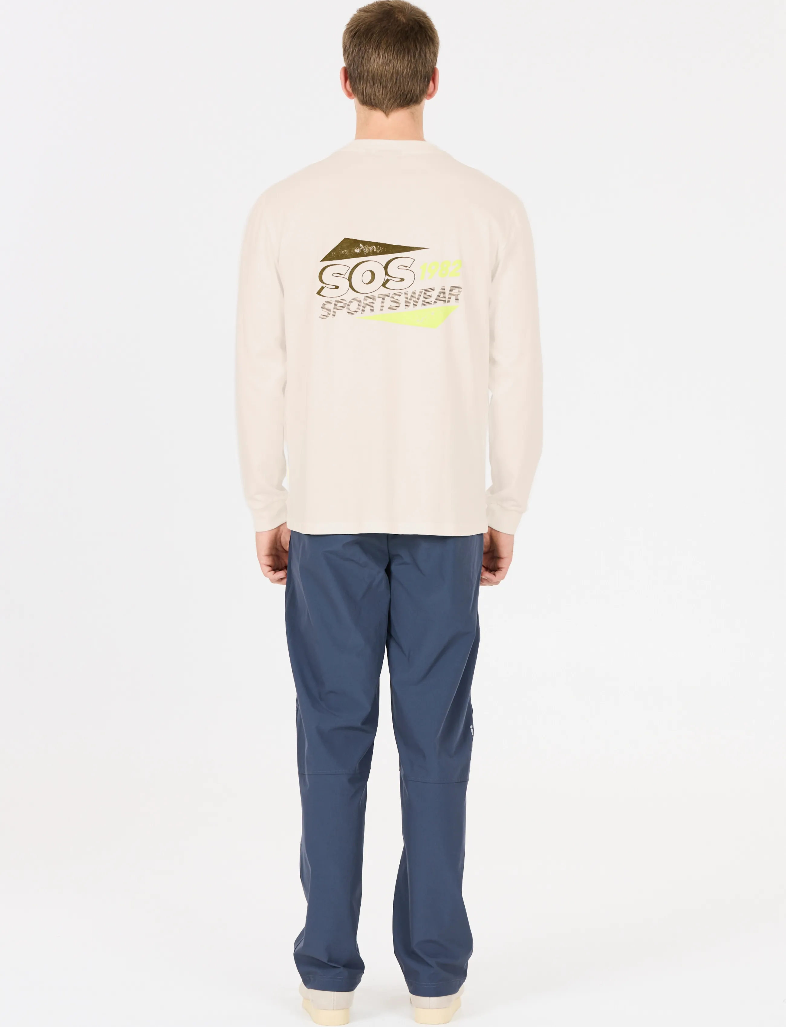 SOS - Liftoff M LS T-Shirt - långärmade tröjor - white alyssum - 5
