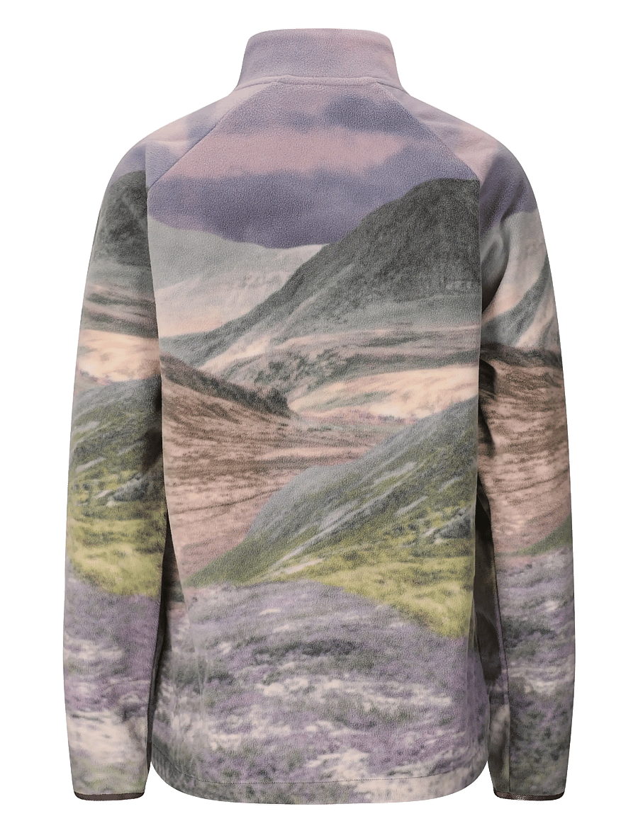 SOS - Exo W Printed Half Zip Fleece - shale mud - 2