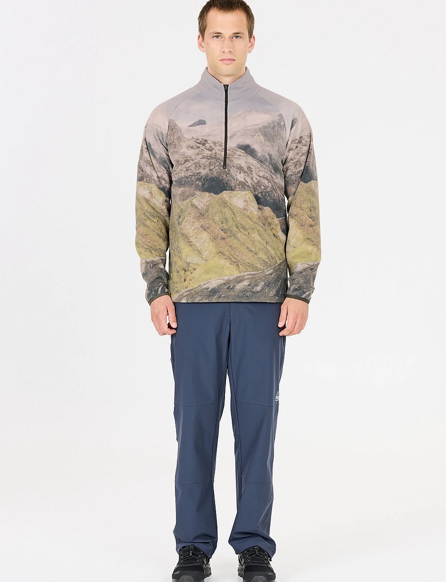 SOS - Exo M Printed Half Zip Fleece - fleece & mellanlager - black ink - 5