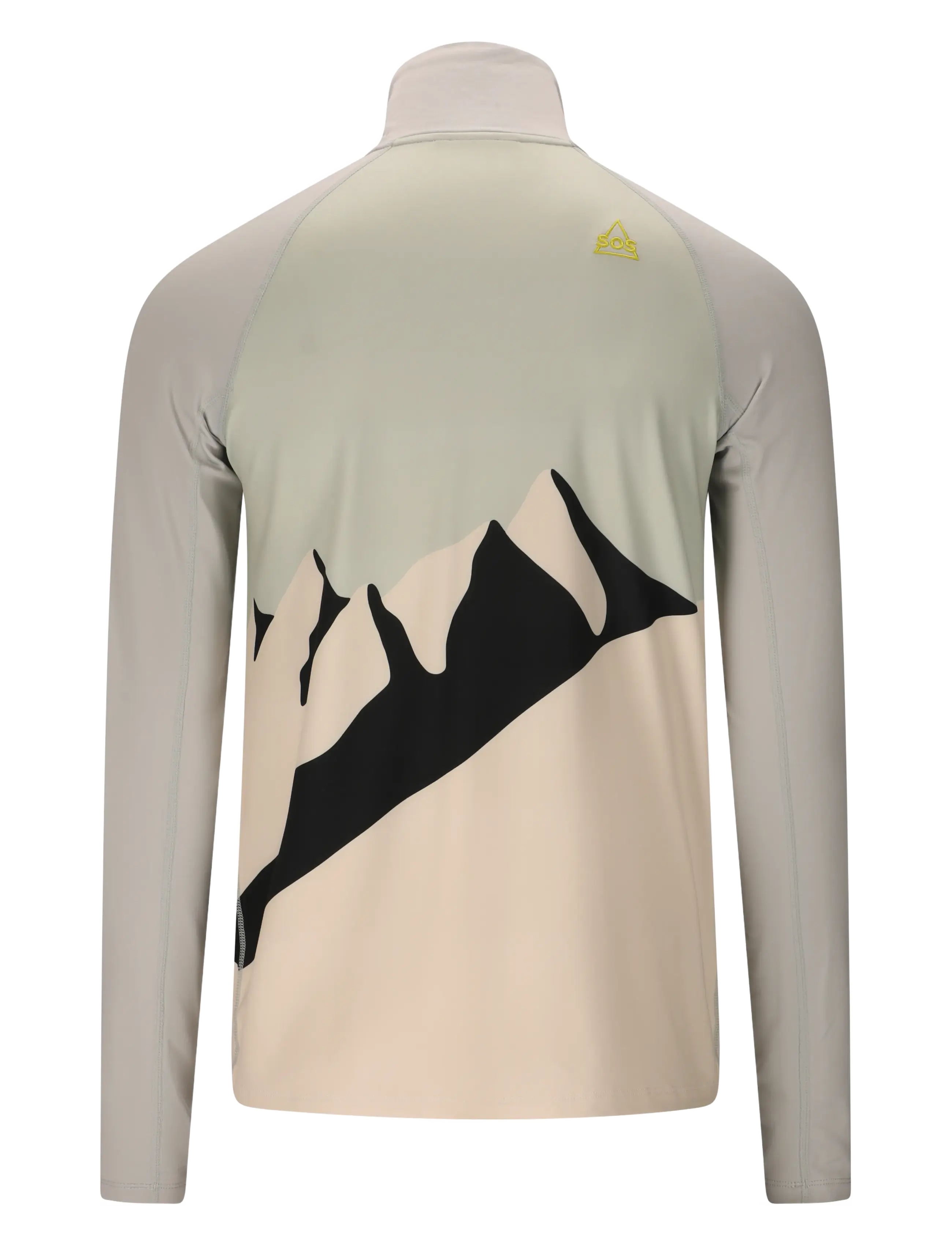 SOS - Stratos M Half Zip Printed Midlayer - harbor mist - 2