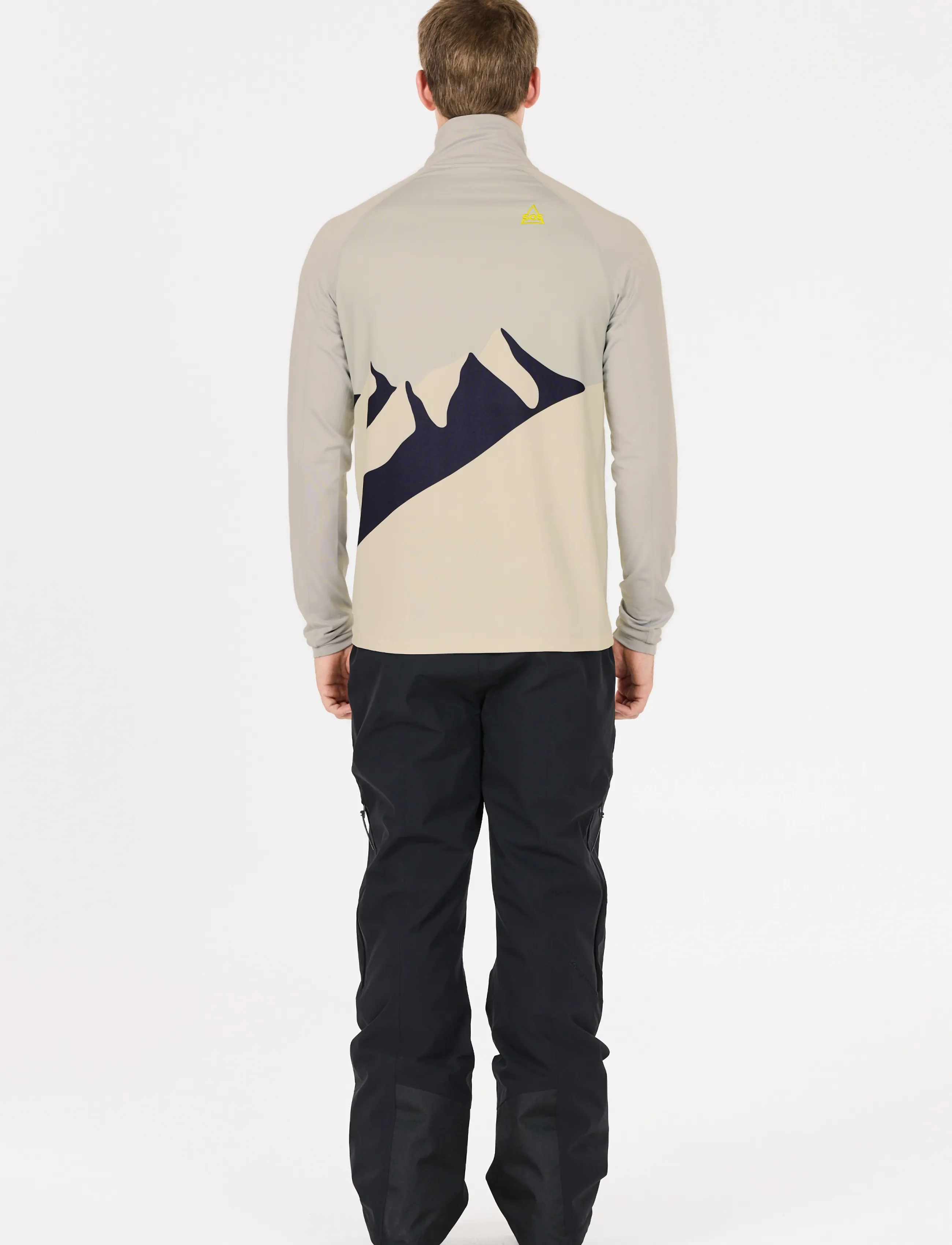 SOS - Stratos M Half Zip Printed Midlayer - harbor mist - 5