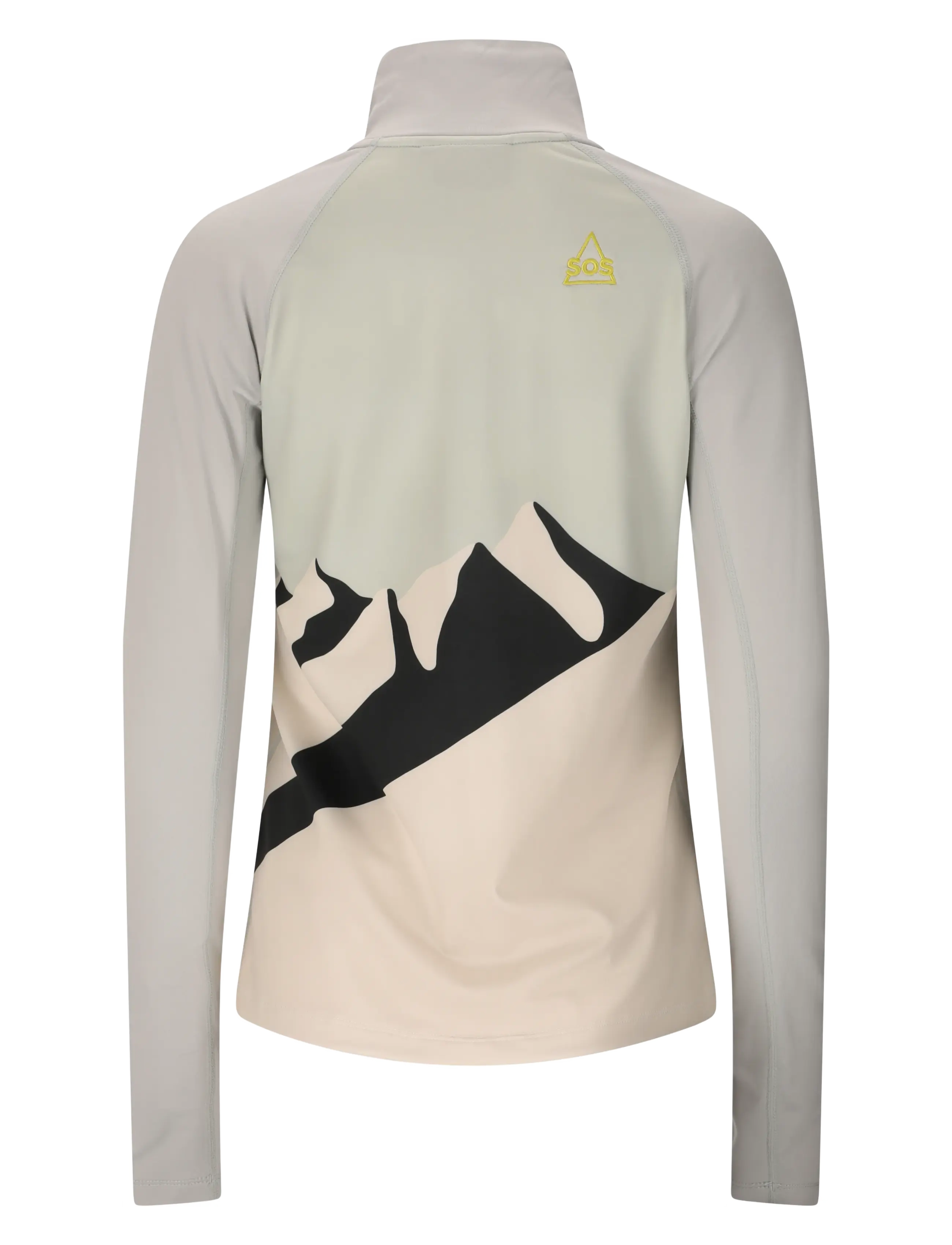 SOS - Stratos W Half Zip Printed Midlayer - harbor mist - 2