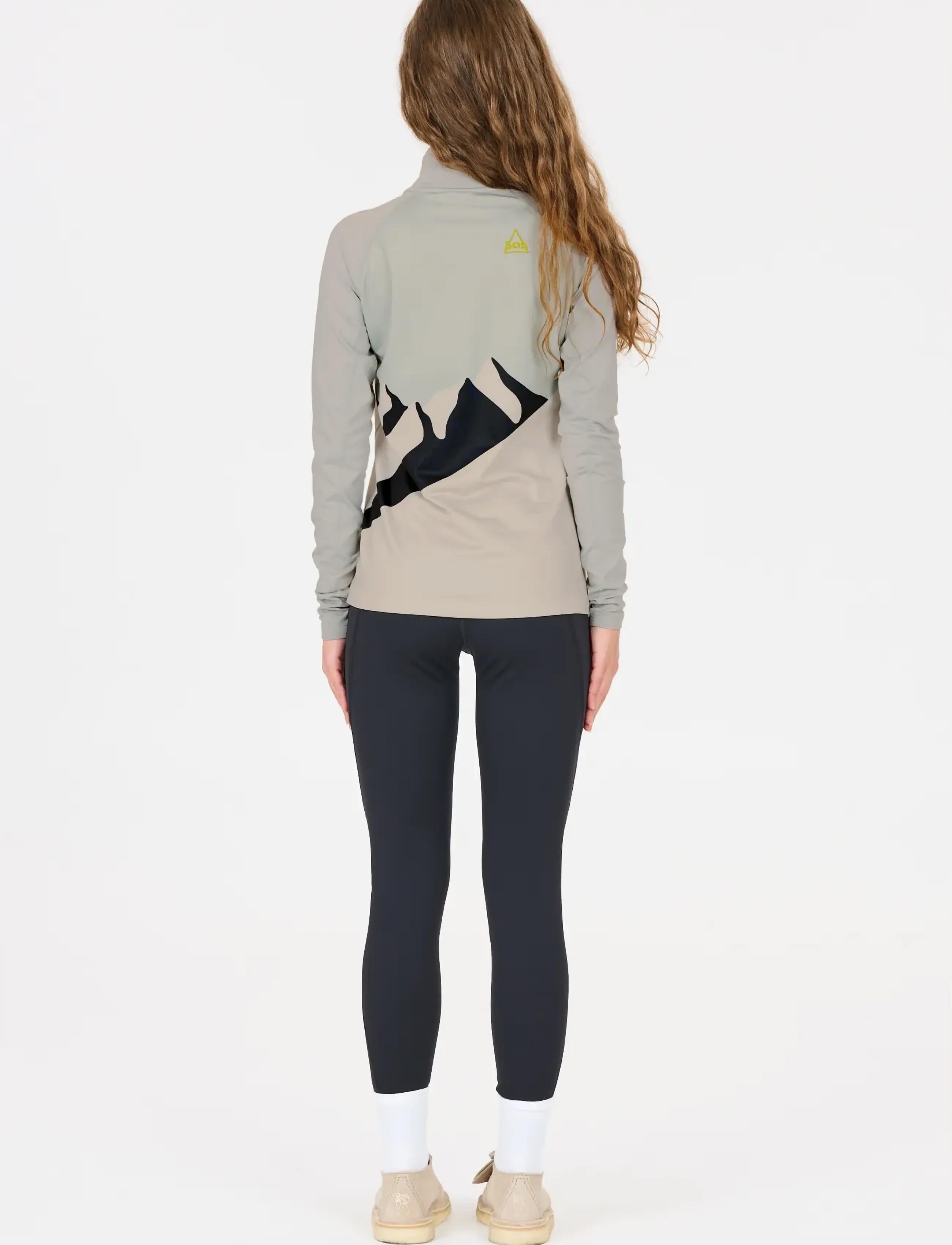 SOS - Stratos W Half Zip Printed Midlayer - harbor mist - 4