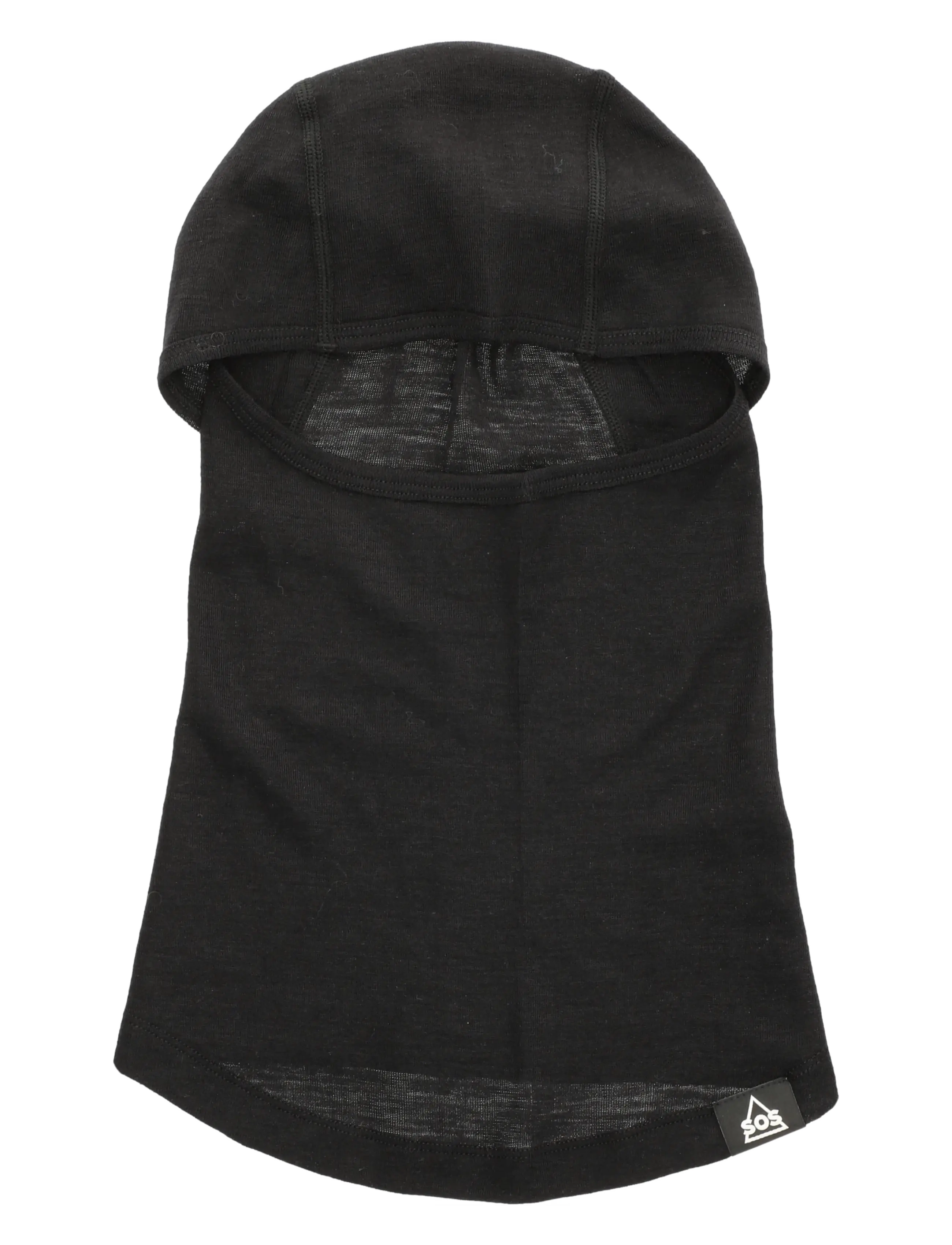 SOS Polaris Merino Wool Balaclava - Balaclava - BLACK / black