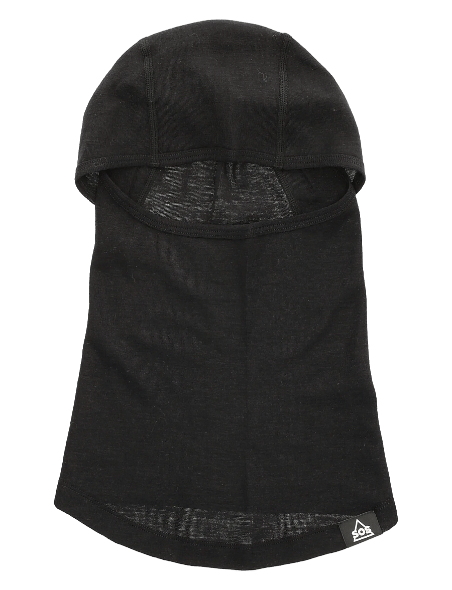SOS - Polaris Merino Wool Balaclava - balaclava - black - 1