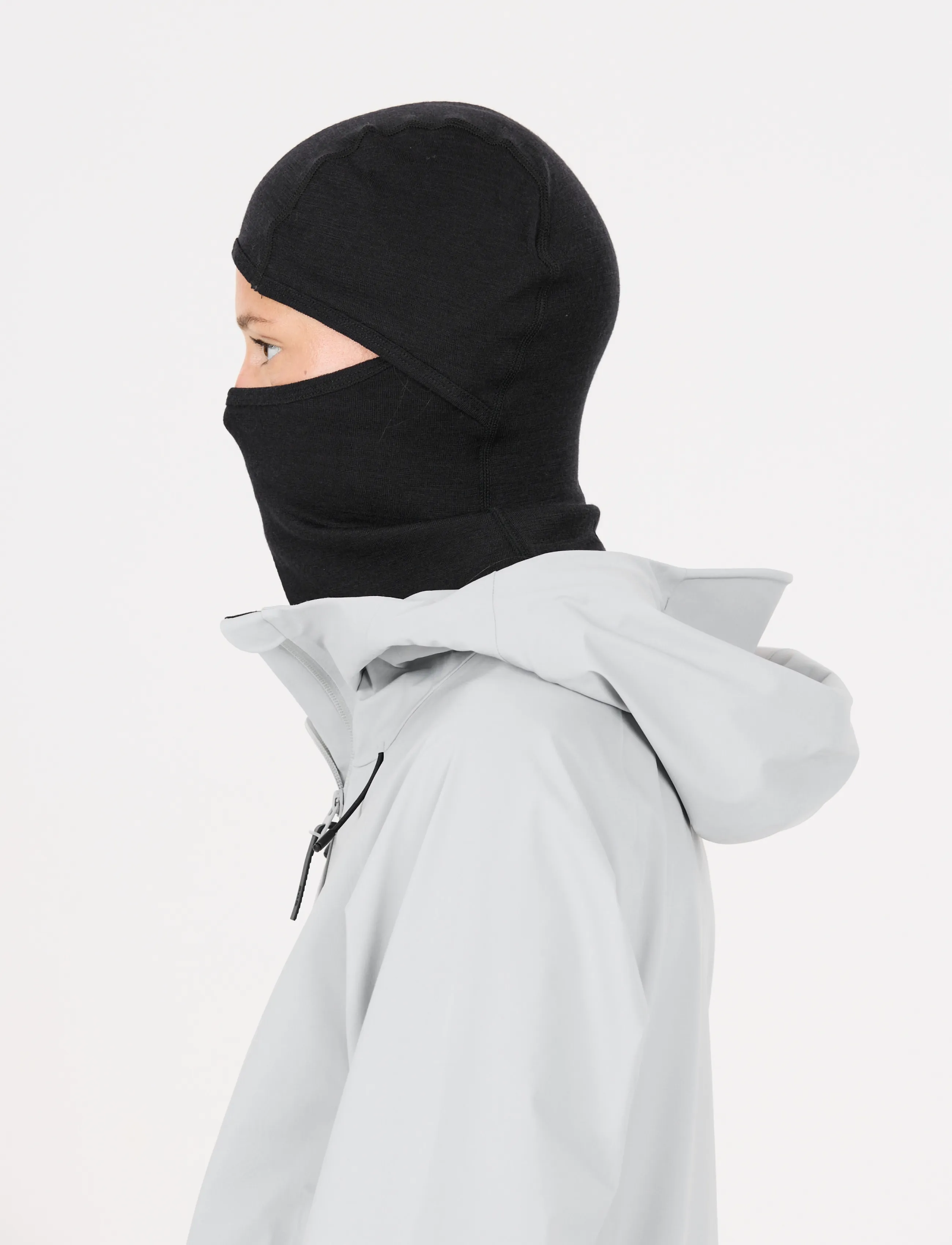 SOS - Polaris Merino Wool Balaclava - balaclava - black - 5