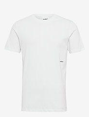 Soulland - Coffey T-shirt - basic t-shirts - white - 0