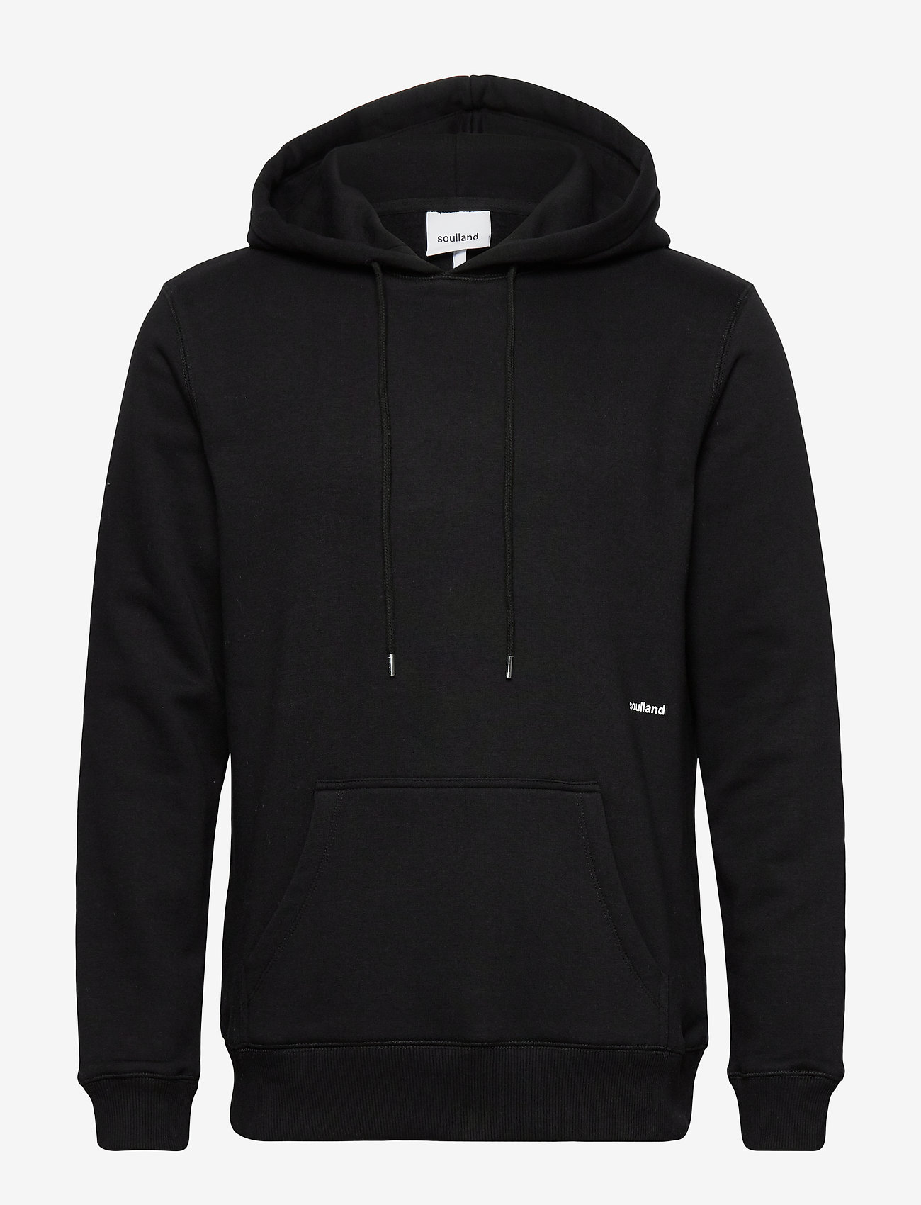 Soulland - Wallance hoodie - kapuutsiga dressipluusid - black - 0