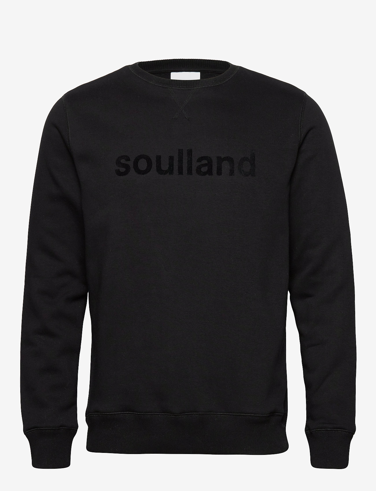 Soulland - Willie sweatshirt - klær - black - 0