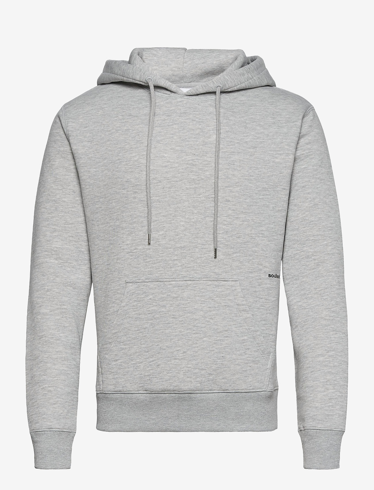 Soulland - Wilme hoodie - sweatshirts & hoodies - grey melange - 0