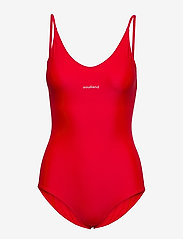 Soulland - Adel swimsuit - badedragter - red - 0