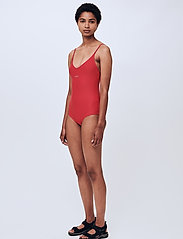Soulland - Adel swimsuit - badedrakter - red - 2