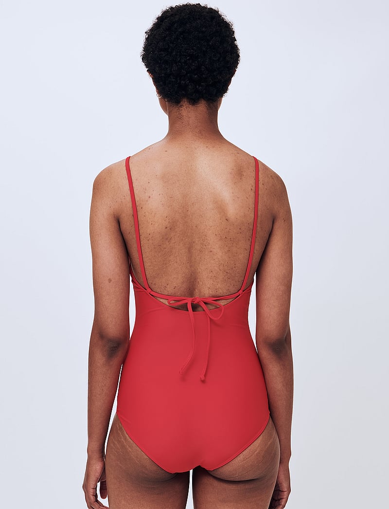 Soulland - Adel swimsuit - badeanzüge - red - 3