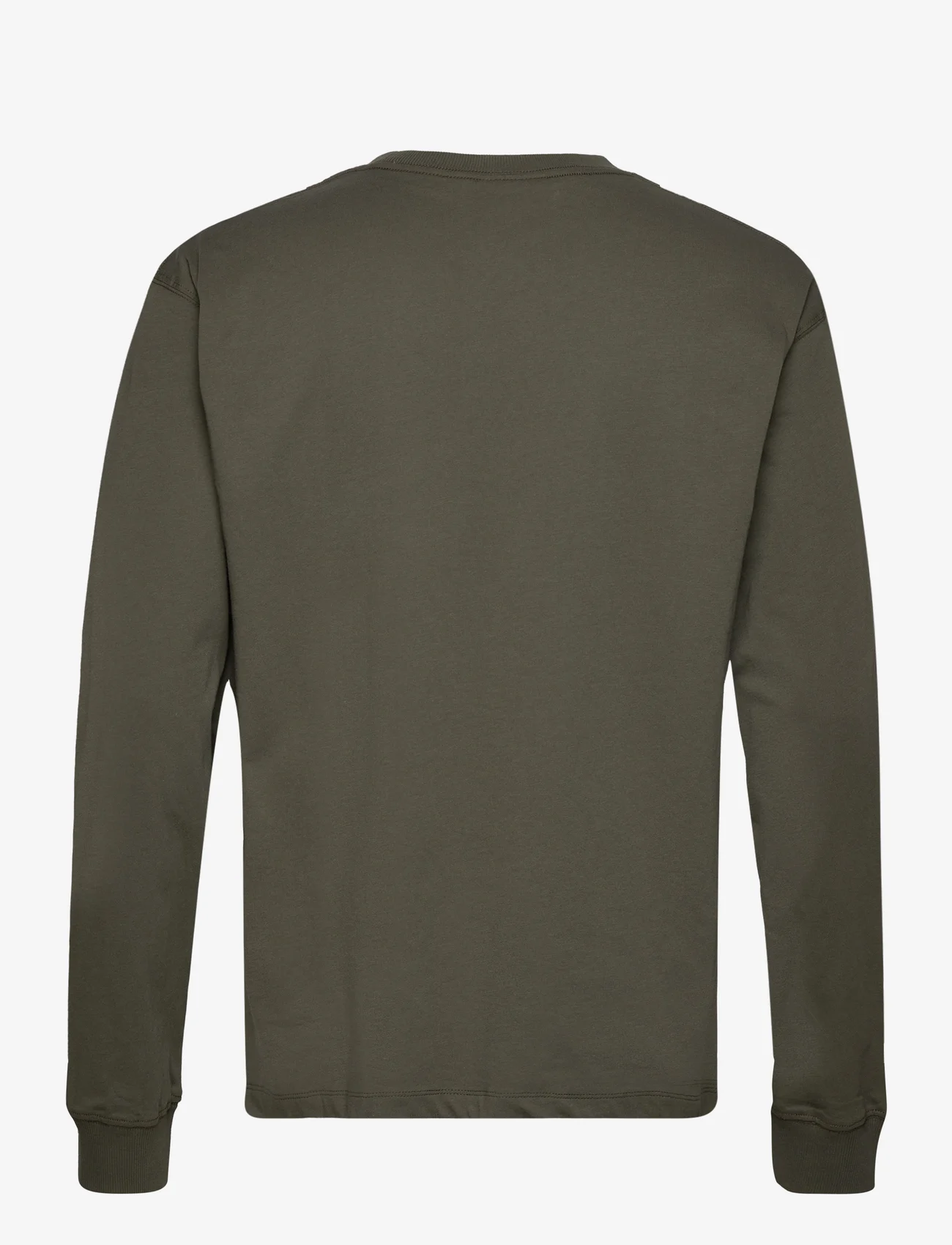 Soulland - Dima long sleeve T-shirt - tavalised t-särgid - green - 1