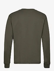 Soulland - Dima long sleeve T-shirt - basic t-shirts - green - 1