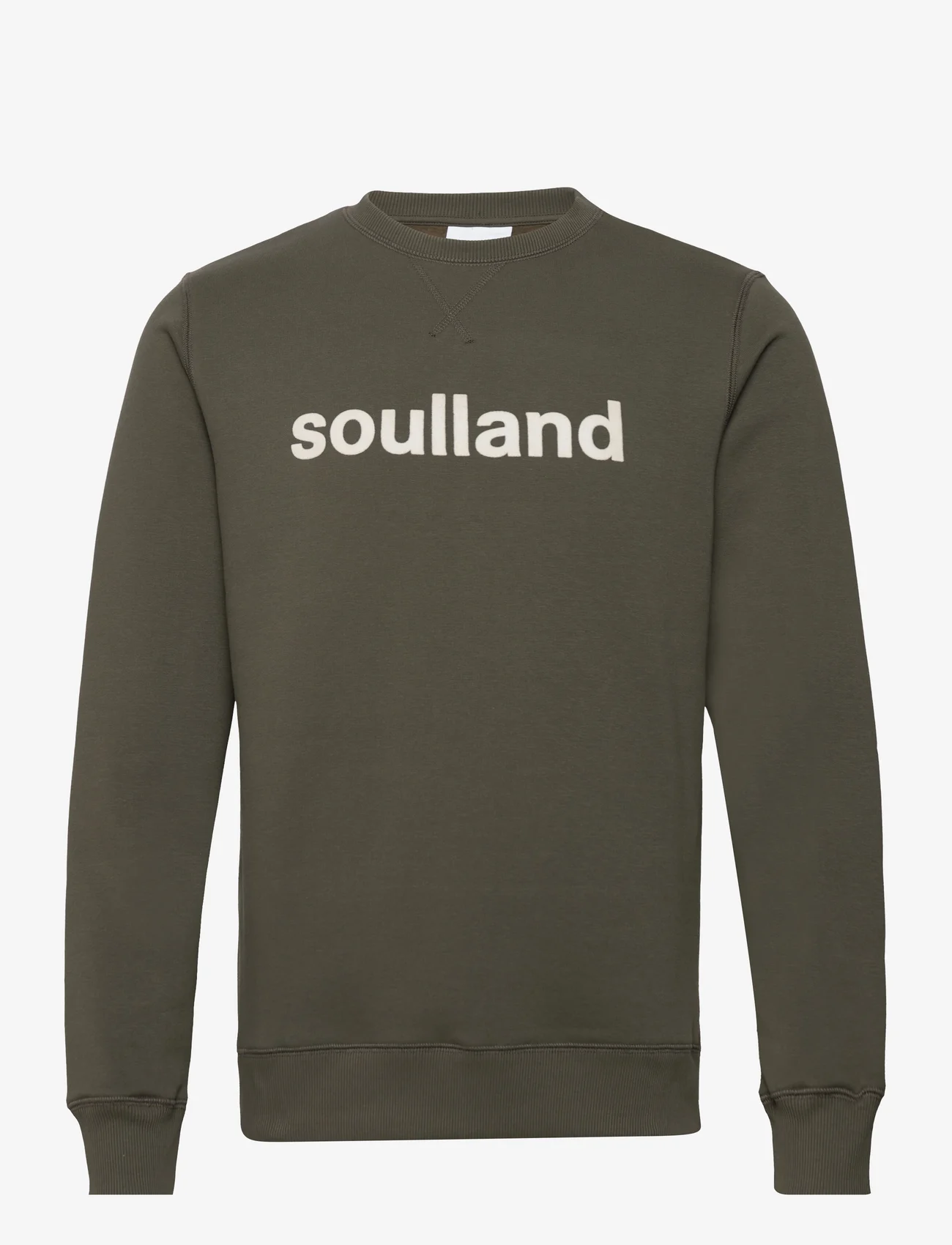 Soulland - Willie sweatshirt - kapuutsiga dressipluusid - green - 0
