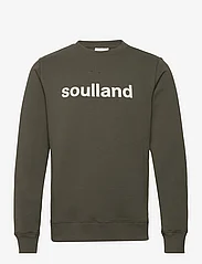 Soulland - Willie sweatshirt - huvtröjor - green - 0