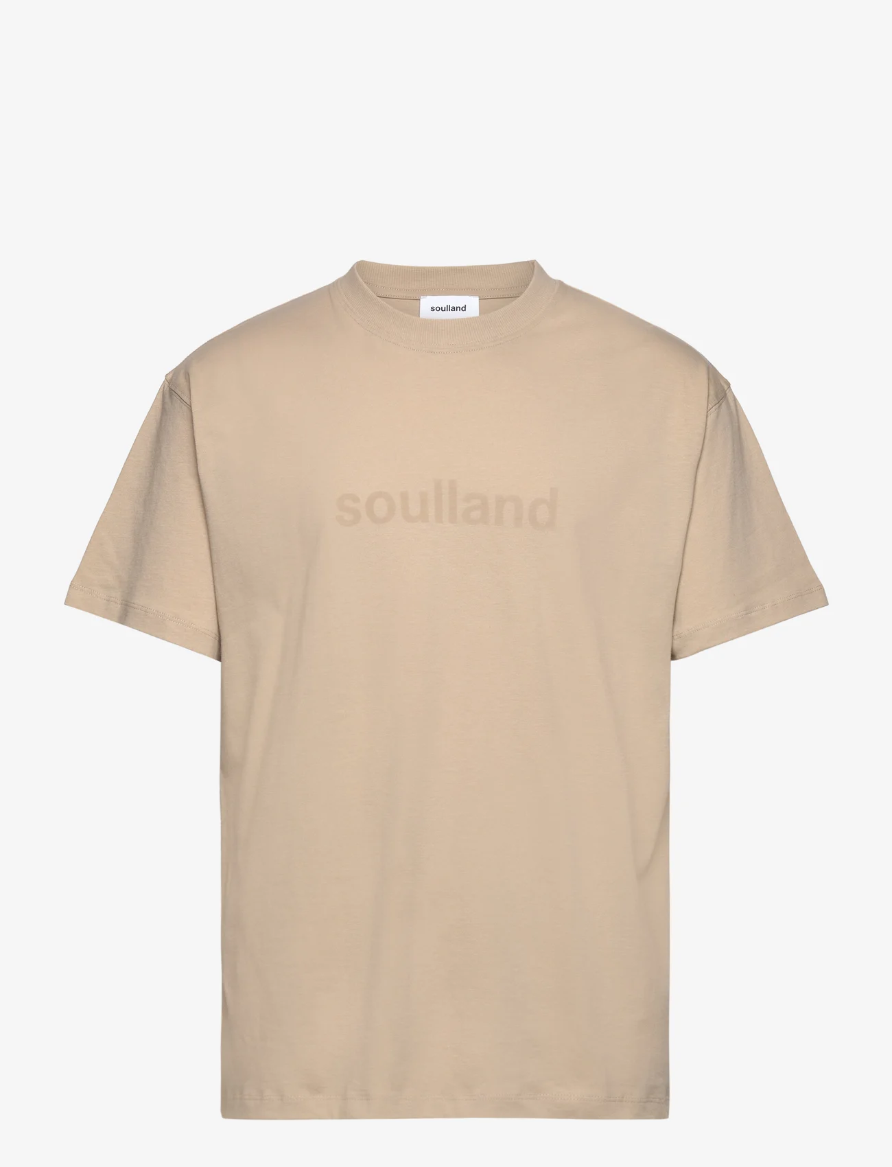 Soulland - OCEAN T-shirt - lühikeste varrukatega t-särgid - beige - 0