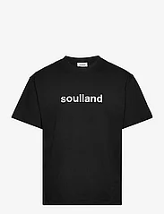 Soulland - OCEAN T-shirt - lühikeste varrukatega t-särgid - black - 0