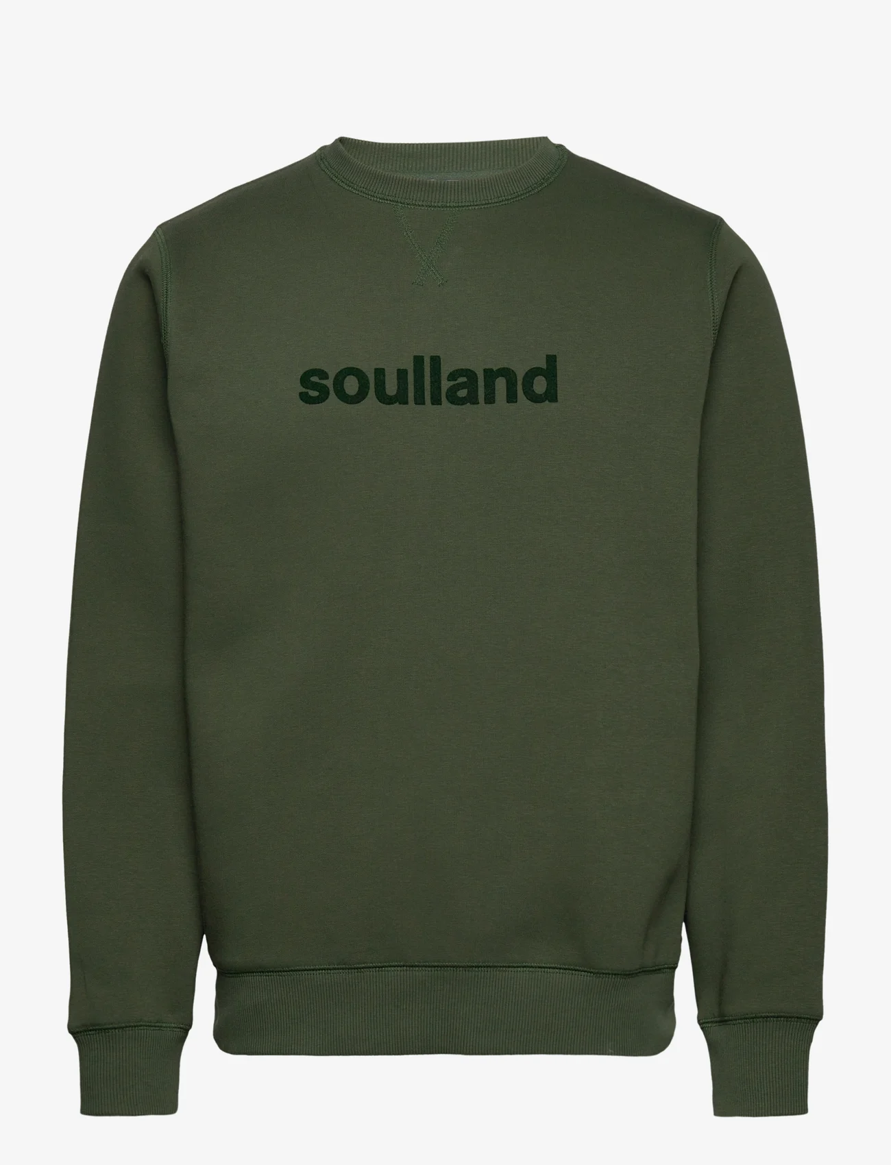 Soulland - Bay Sweatshirt - huvtröjor - green - 0