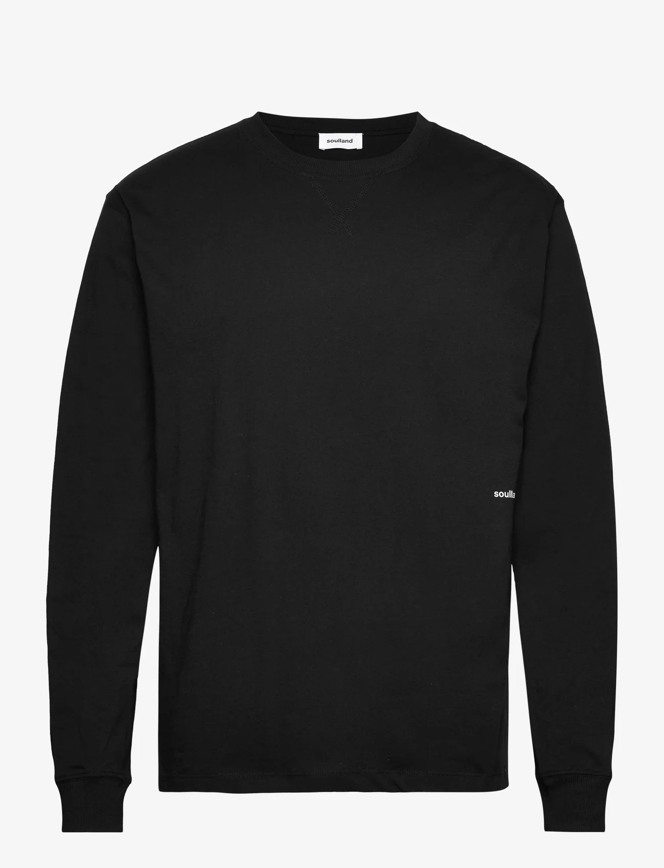 Soulland - Dima Long Sleeve T-shirt - kapuutsiga dressipluusid - black - 0