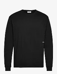 Soulland - Dima Long Sleeve T-shirt - huvtröjor - black - 0